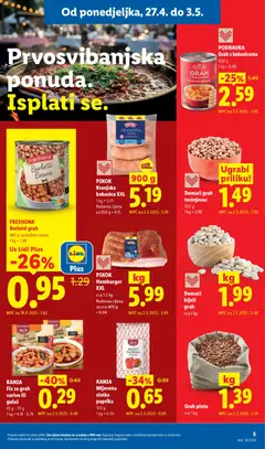 KANIA Mljevena slatka paprika, Mljevena slatka paprika, 100 g - Pregled kataloga iz trgovine Lidl, vrijedi od 27.04.2026 | Stranica: 5