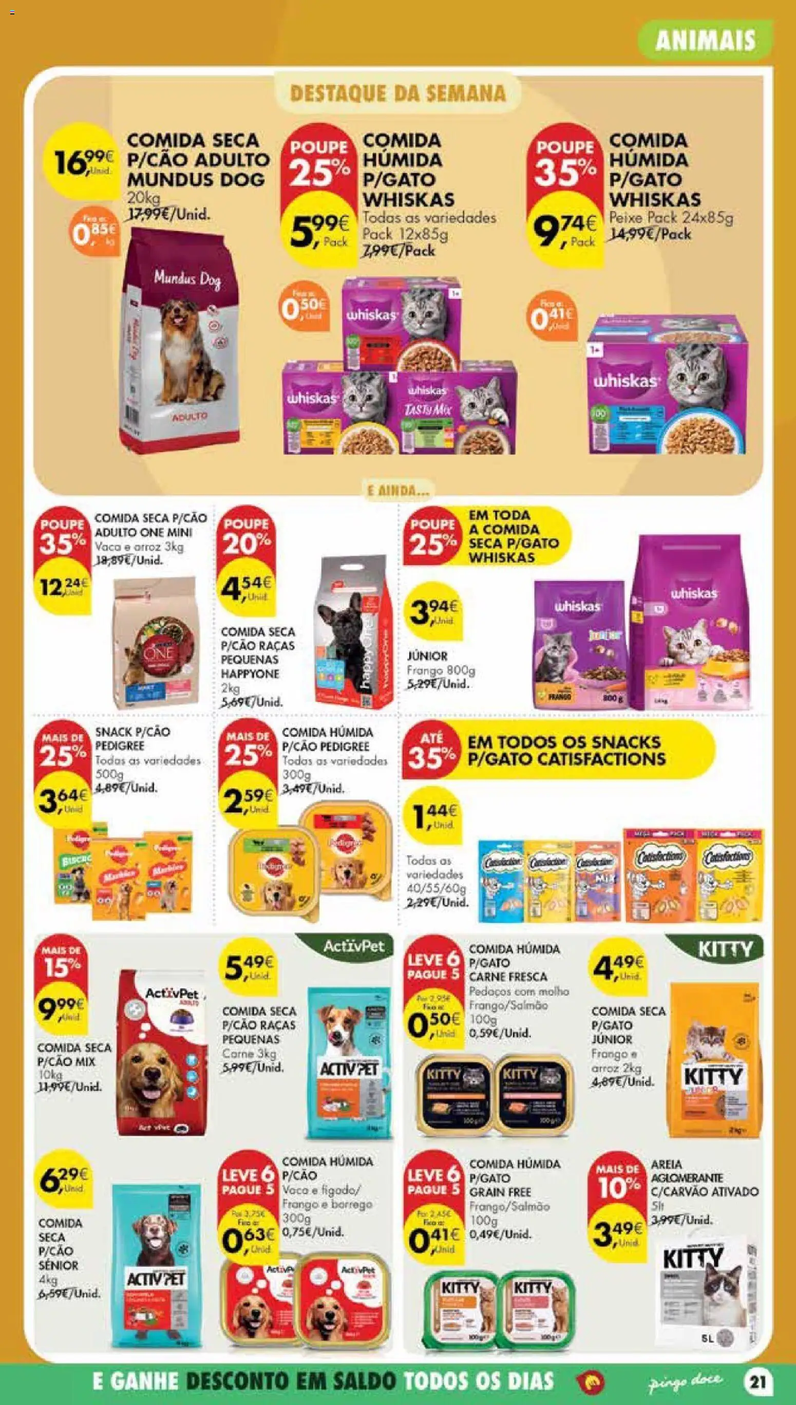 Pingo Doce Poupe Esta Semana Madeira │ válido de 14/07/2026 | Página: 21 | Produtos: Areia, Frango, Arroz, Carne