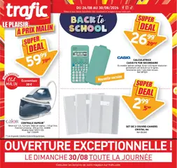 Trafic publicité - Voorbeeld van een folder van Trafic, geldig van 26/08/2026