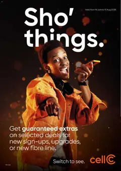 Cell C specials catalogue – valid from 19.06.2026