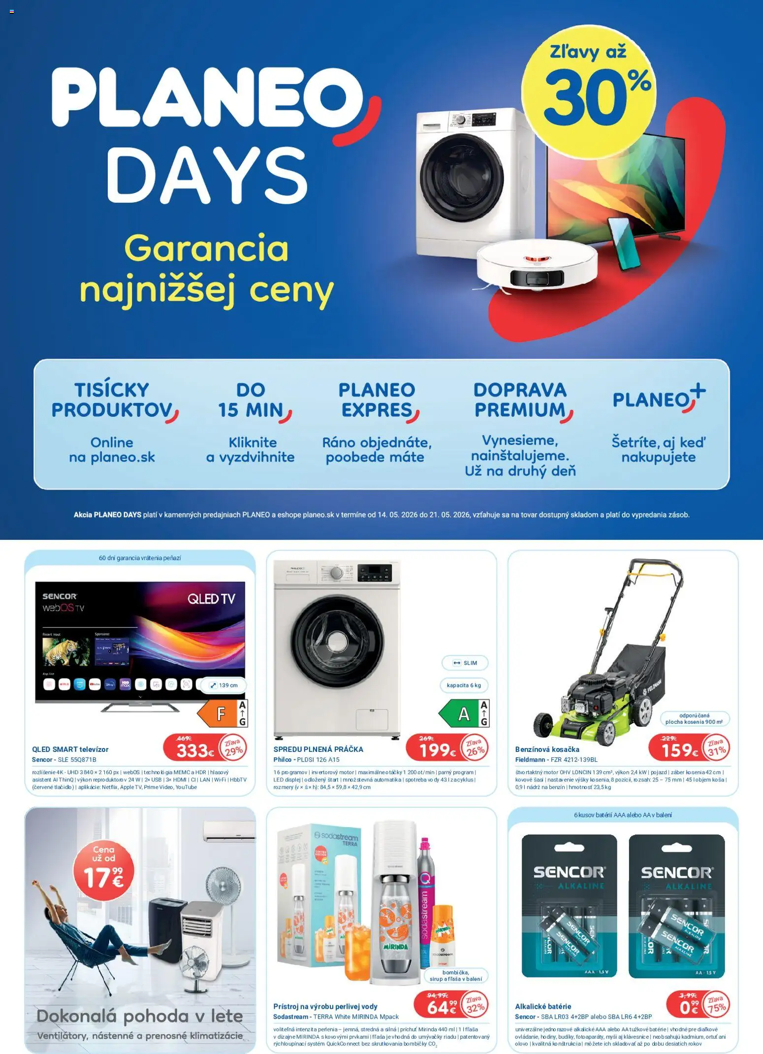 Nové Planeo Elektro akcie – leták je platný od 14.05.2026 | Strana: 1