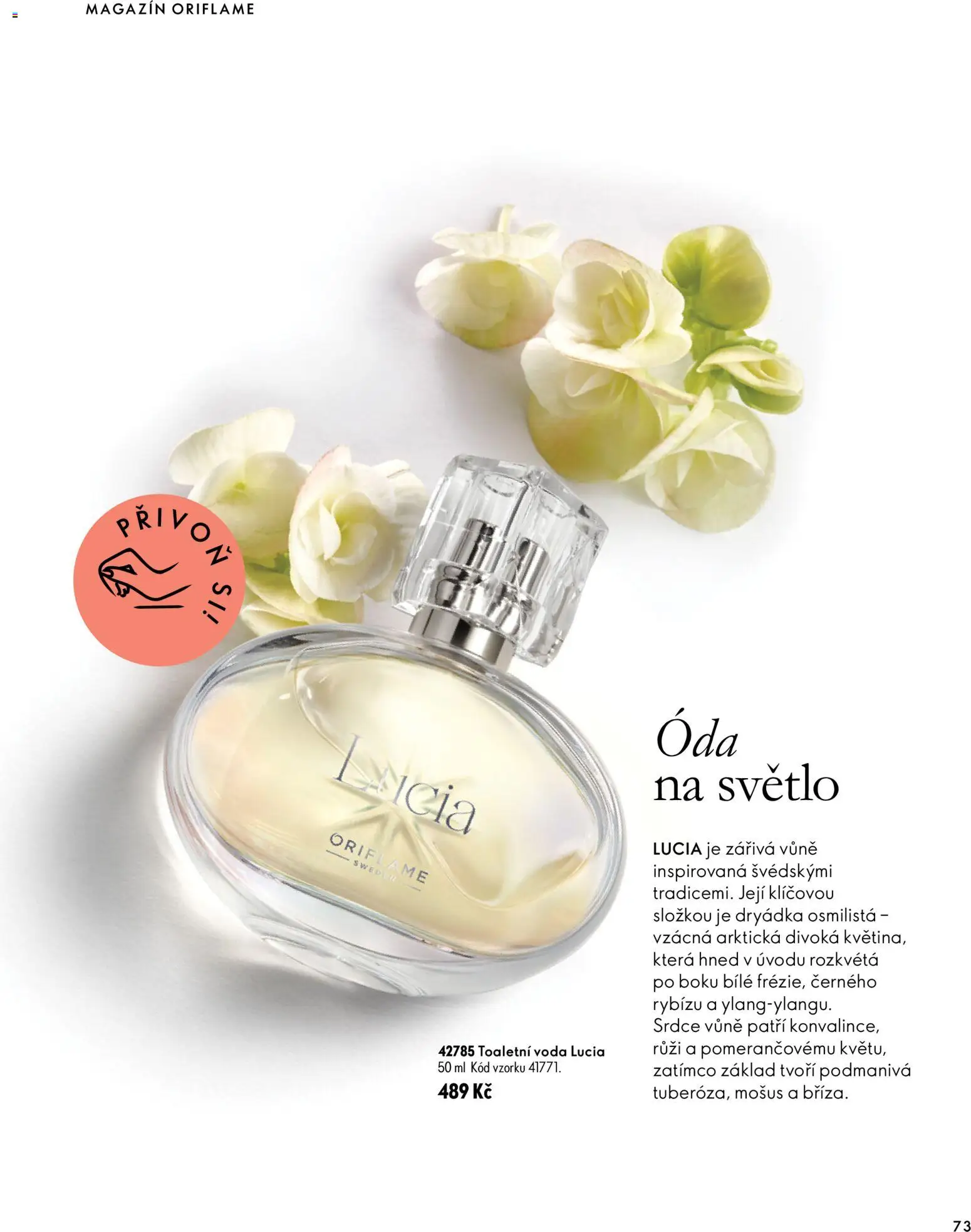 Oriflame katalog Novage+ Proceuticals od 30.09.2026 | Strana: 73 | Produkty: Voda, Toaletní voda