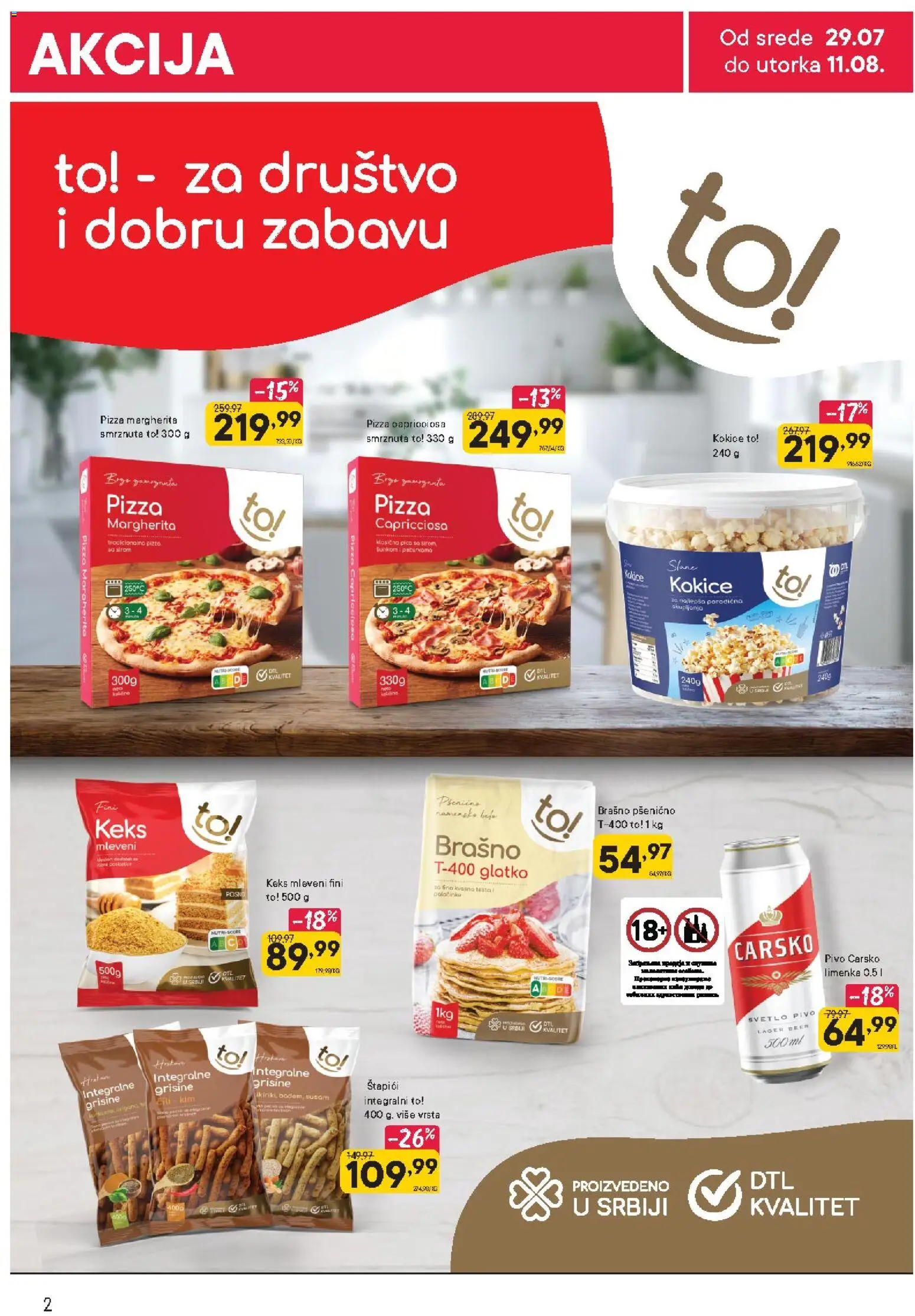 PerSu katalog - važi od 29.07.2026 | Strana: 2 | Proizvode: Keks, So, Pica, Pivo