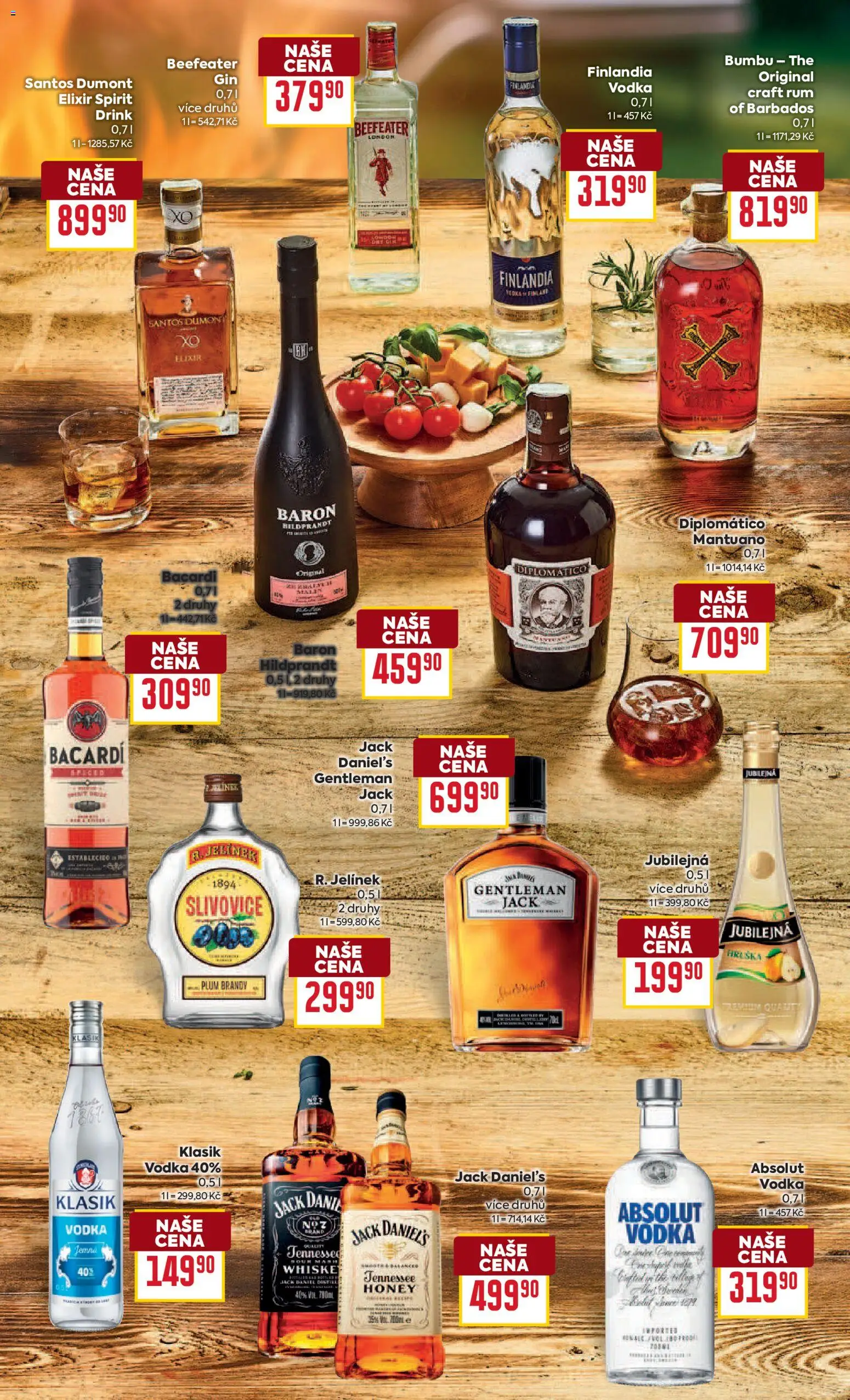 Billa leták - Grilování  od 07.04.2026 | Strana: 27 | Produkty: Vodka, Brandy, Jack Daniel’s, Beefeater