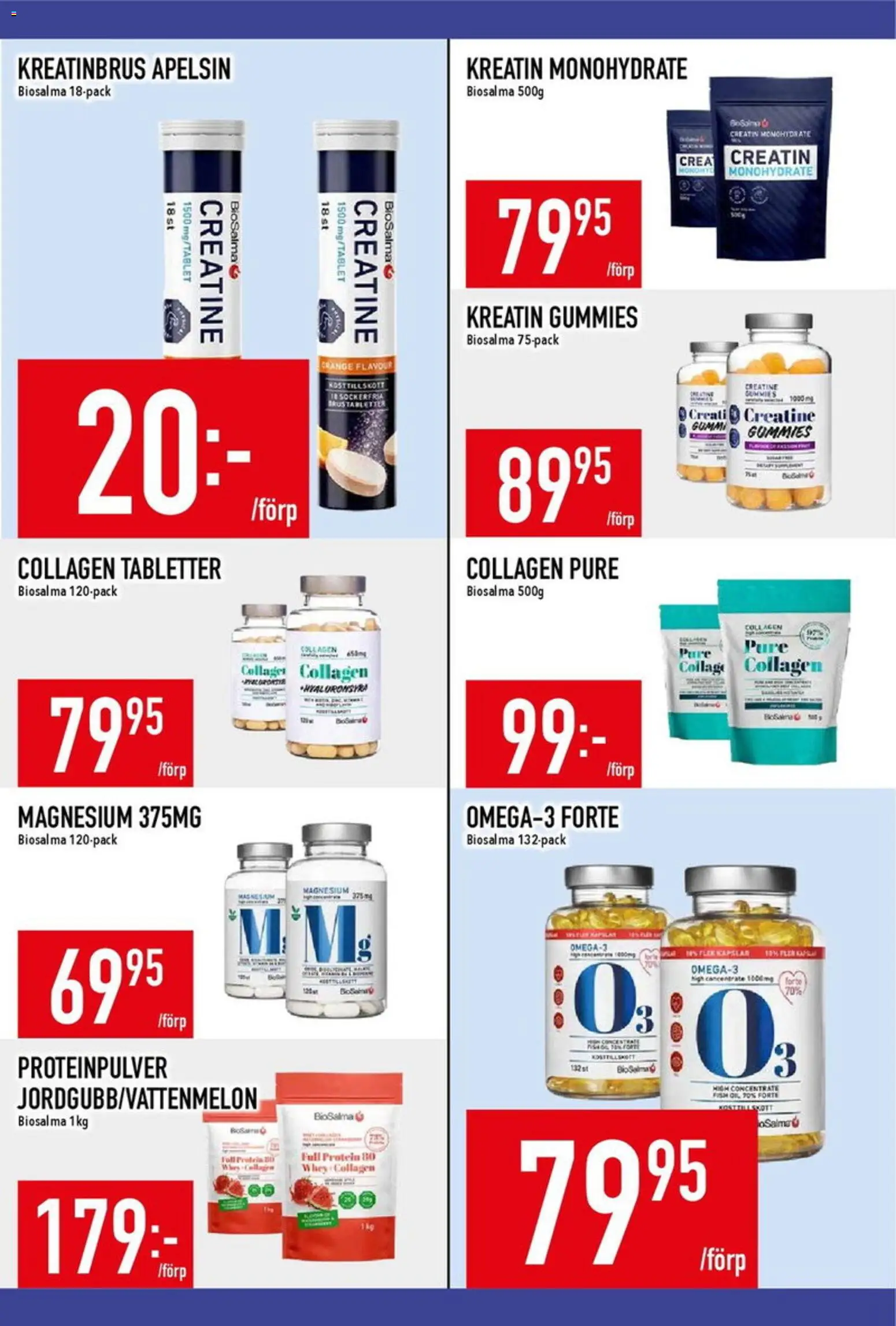 Matdax reklamblad aktuell från 24/08/2026 | Sida: 15 | Produkter: Kapslar, Apelsin, Puré, Protein