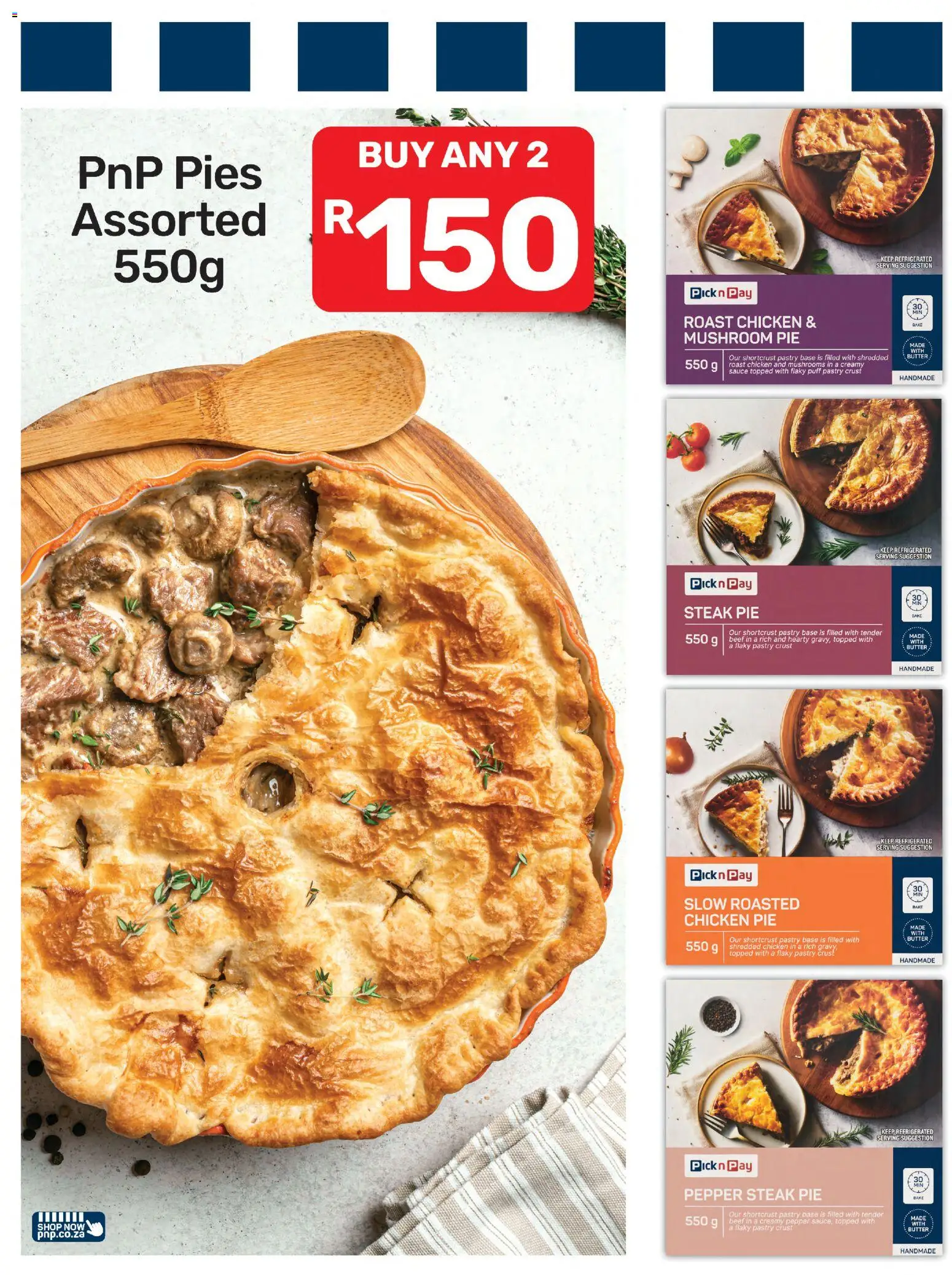 New Pick n Pay catalogue – valid from 03/08/2026 | Page: 6 | Products: Mushrooms, Butter, Beef, Pepper