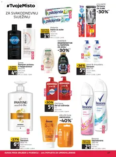 Tommy Katalog - Pregled kataloga iz trgovine Tommy, vrijedi od 28.05.2026 | Stranica: 27 | Proizvodi: Regenerator, Gel za tuširanje, Dezodorans, Pasta za zube