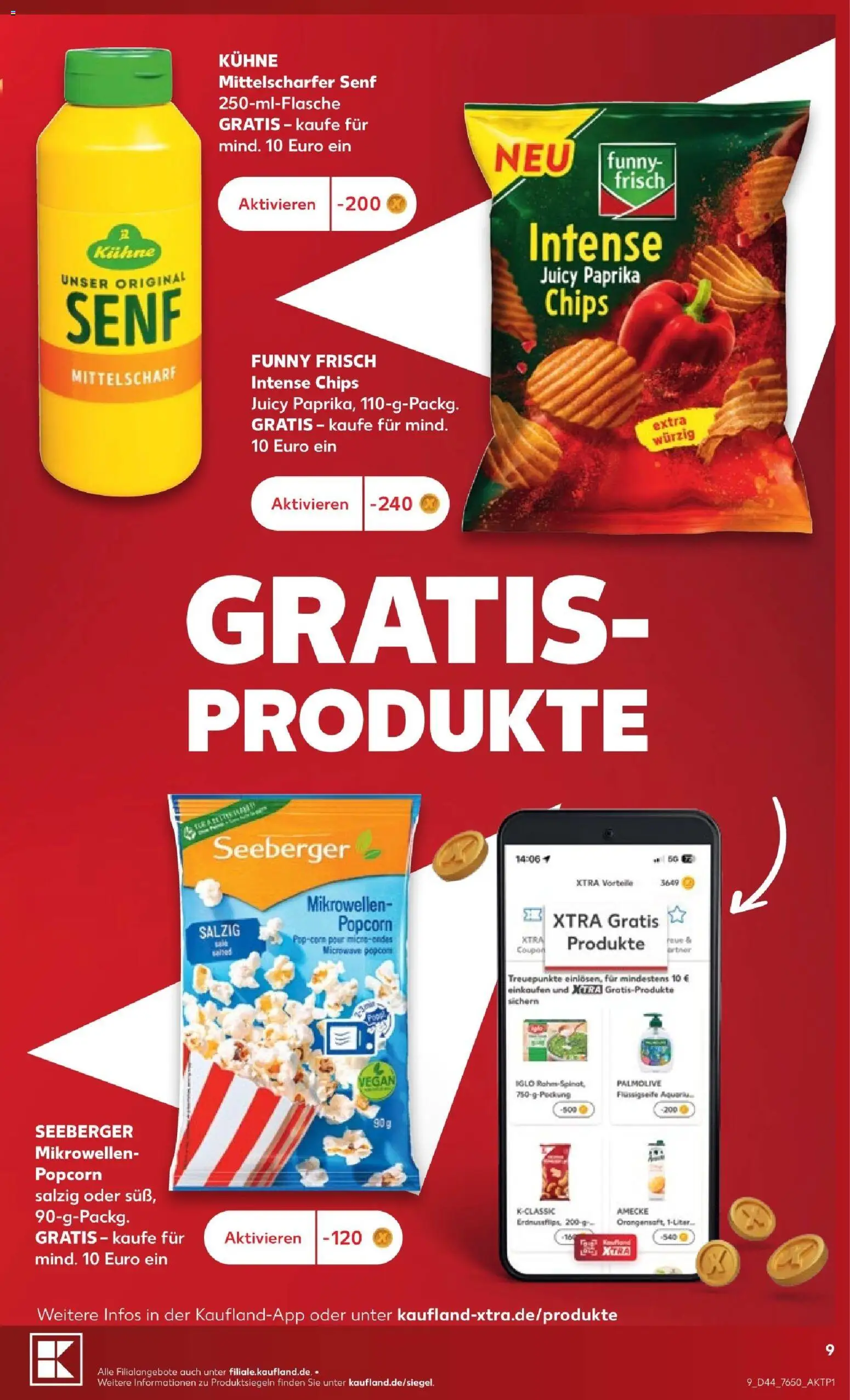 Kaufland Prospekt Speyer – gültig ab 25.10.2026 | Seite: 9 | Produkte: Iglo, Funny frisch, Chips, Popcorn