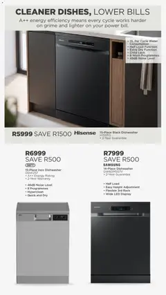 House and Home specials catalogue – valid from 07/09/2026 | Page: 35 | Products: Dishwasher, Lock, Water