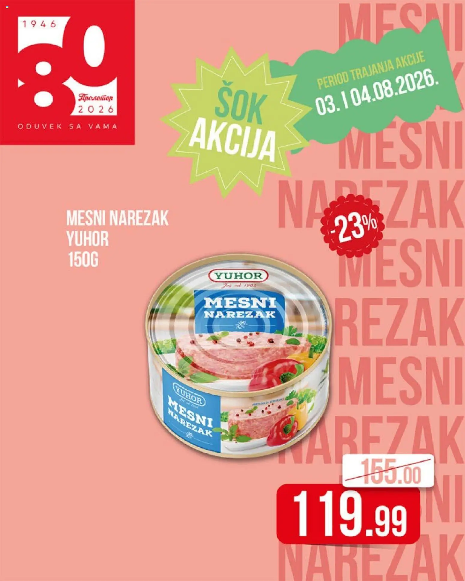 Metalac Proleter katalog - važi od 01.08.2026 | Strana: 3 | Proizvode: Narezak, Mesni narezak