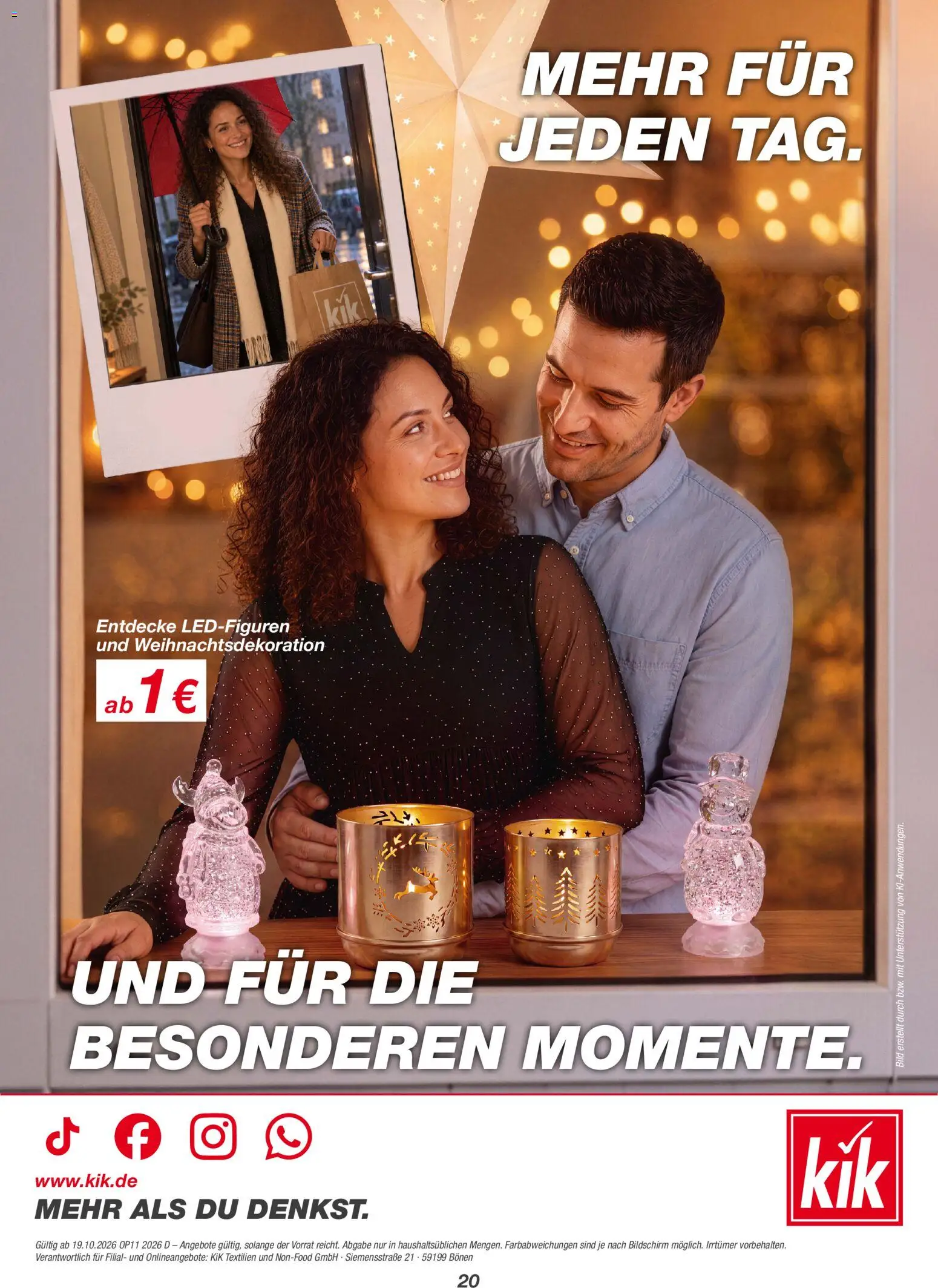Kik Prospekt – gültig ab 19.10.2026 | Seite: 20 | Produkte: Bildschirm