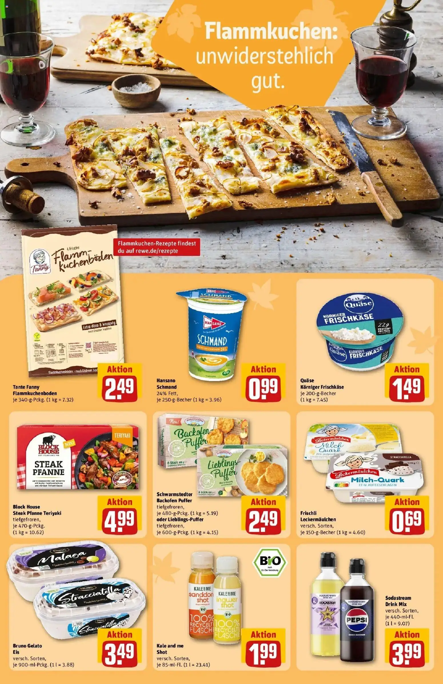 REWE Prospekt ab 05.10.2026 zum Blättern » Angebote | Seite: 20 | Produkte: Quark, Zucker, Backofen, Frischkase