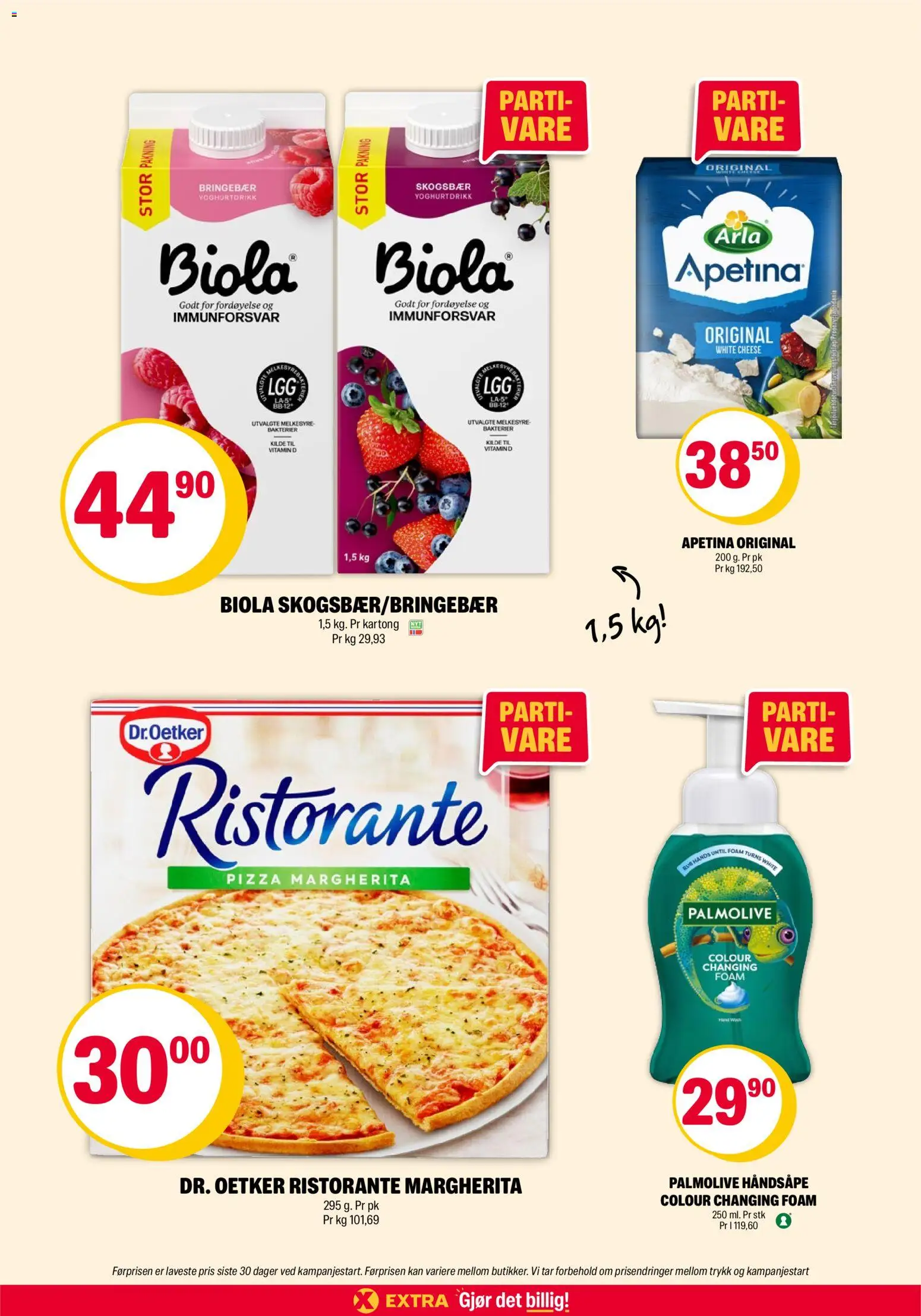 {H1} | Side: 13 | Produkter: Håndsåpe, Pizza, Bringebær, Tocător