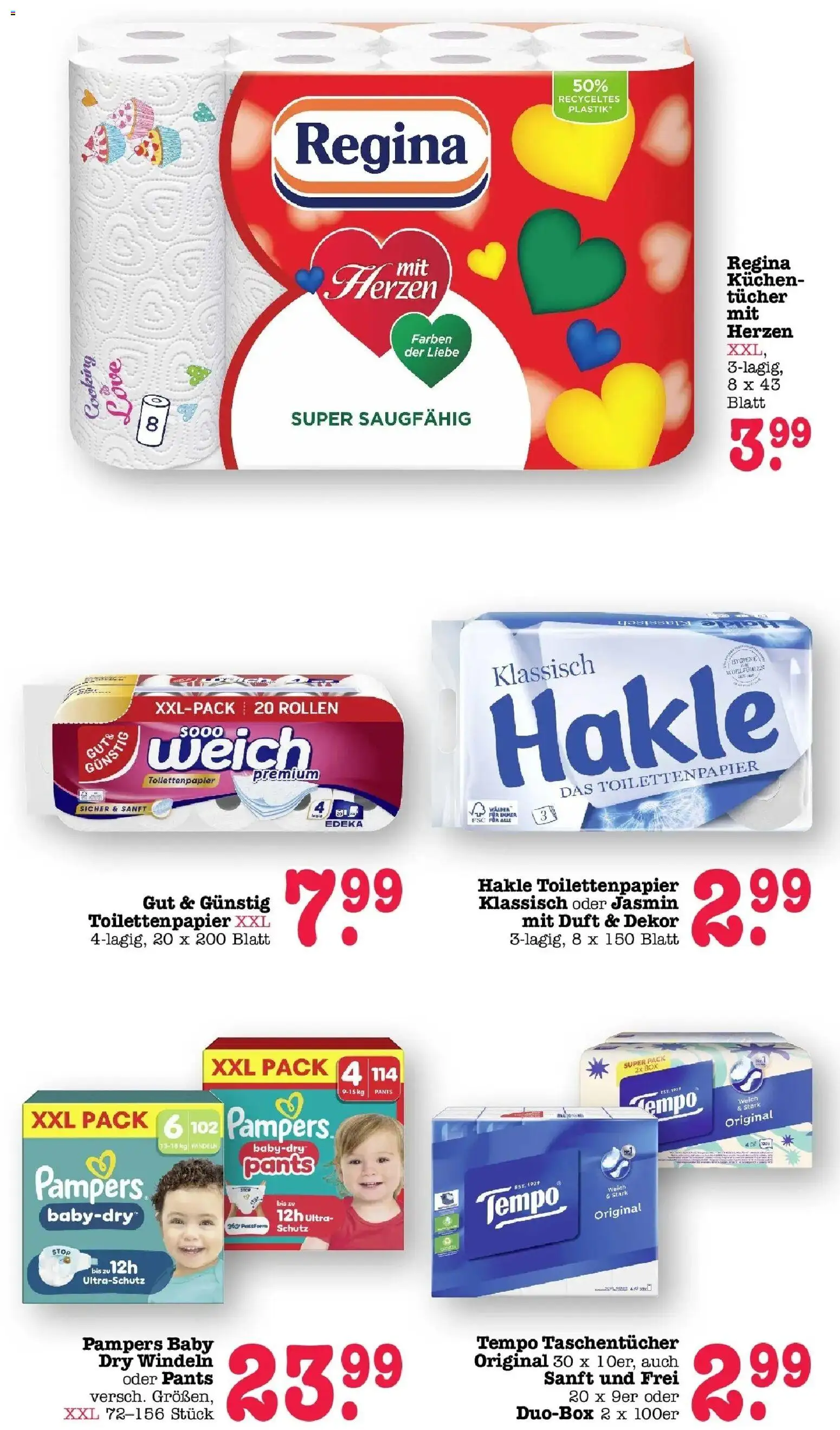 Edeka Prospekt Frankfurt Am Main (ab 17.08.2026) » Angebote Online | Seite: 54 | Produkte: Taschentücher, Box, Tempo, Kuchen