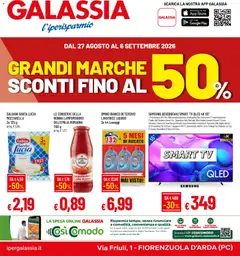Anteprima del volantino Galassia volantino valido a partire dal 27/08/2026