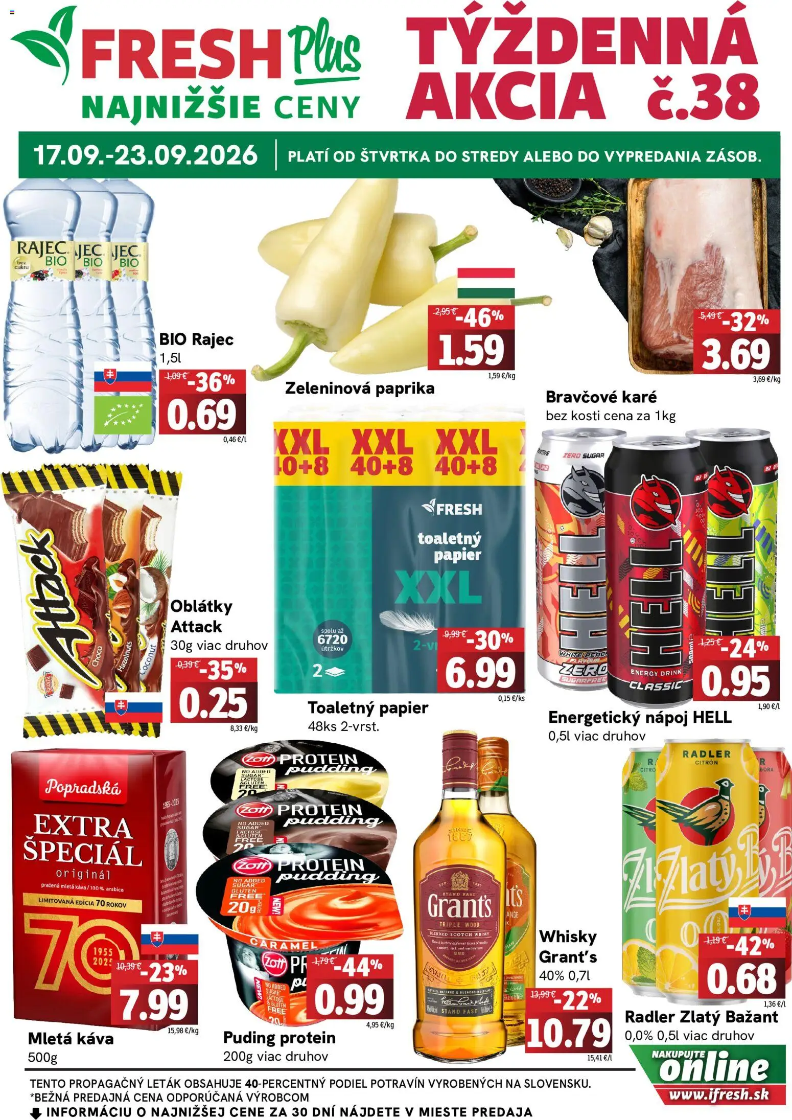 Fresh Štvrtok, 17 Septembra Najlepšie Ponuky