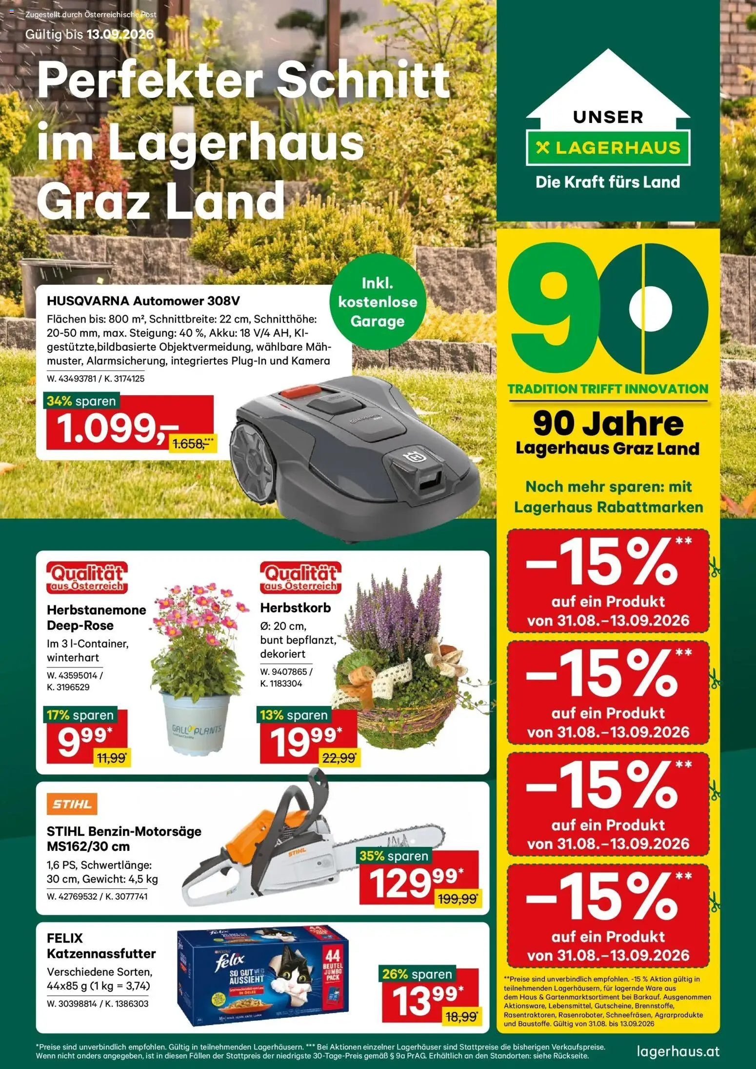 Lagerhaus - Wochen Angebote gültig ab 31.08.2026 | Seite: 1 | Produkte: Kamera, Gewicht