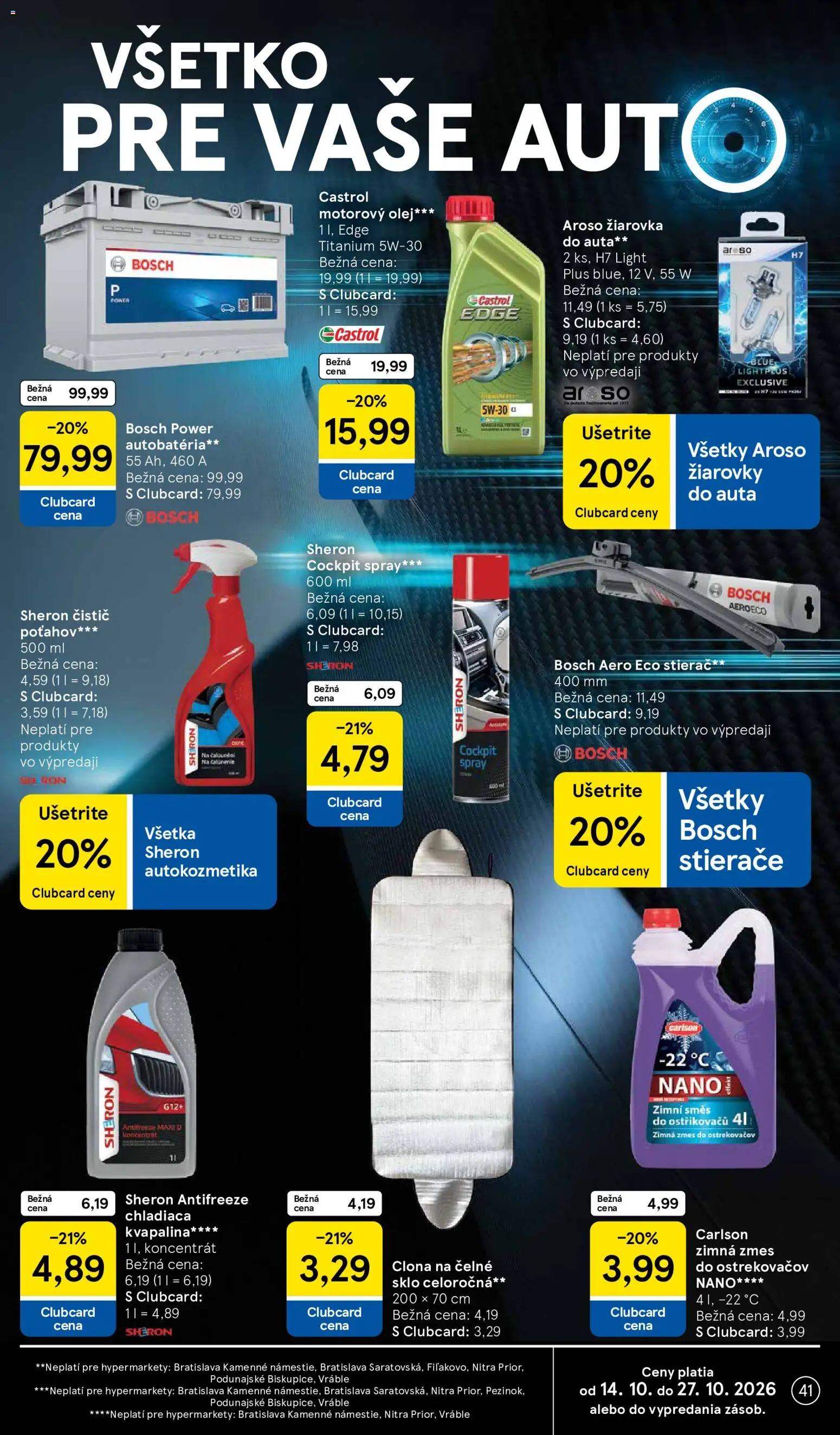Nové Tesco akcie – leták je platný od 14.10.2026 | Strana: 41