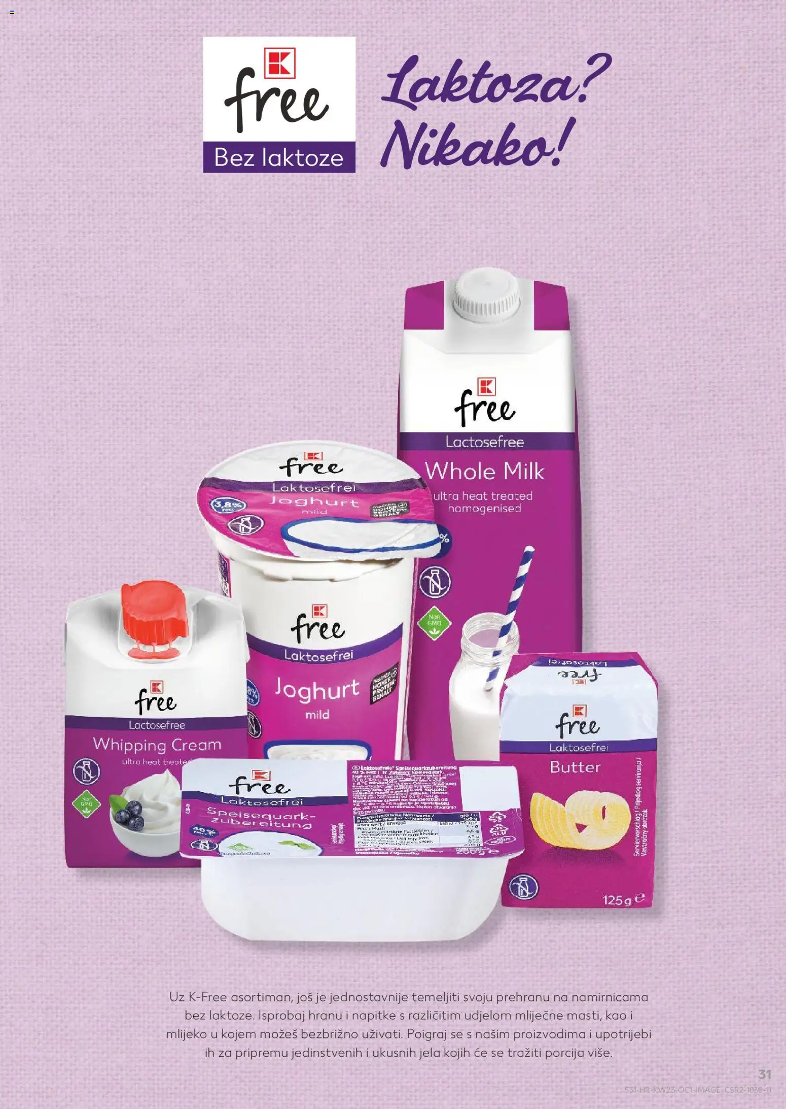 Kaufland katalog | vrijedi od 03.06.2026 | Stranica: 31 | Proizvodi: Mlijeko