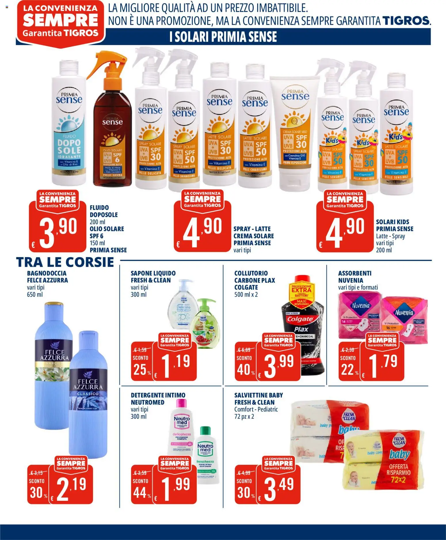 Volantino Tigros del 20.05.2026 | Pagina: 9 | Prodotti: Detergente, Latte, Olio, Uva