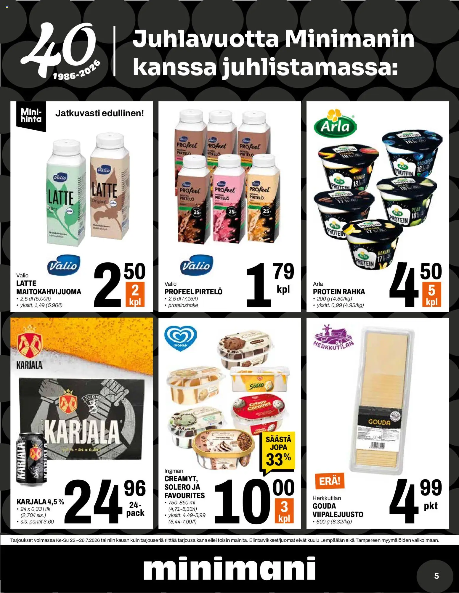 Minimani tarjoukset – voimassa 22/07/2026 alkaen | Sivu: 5
