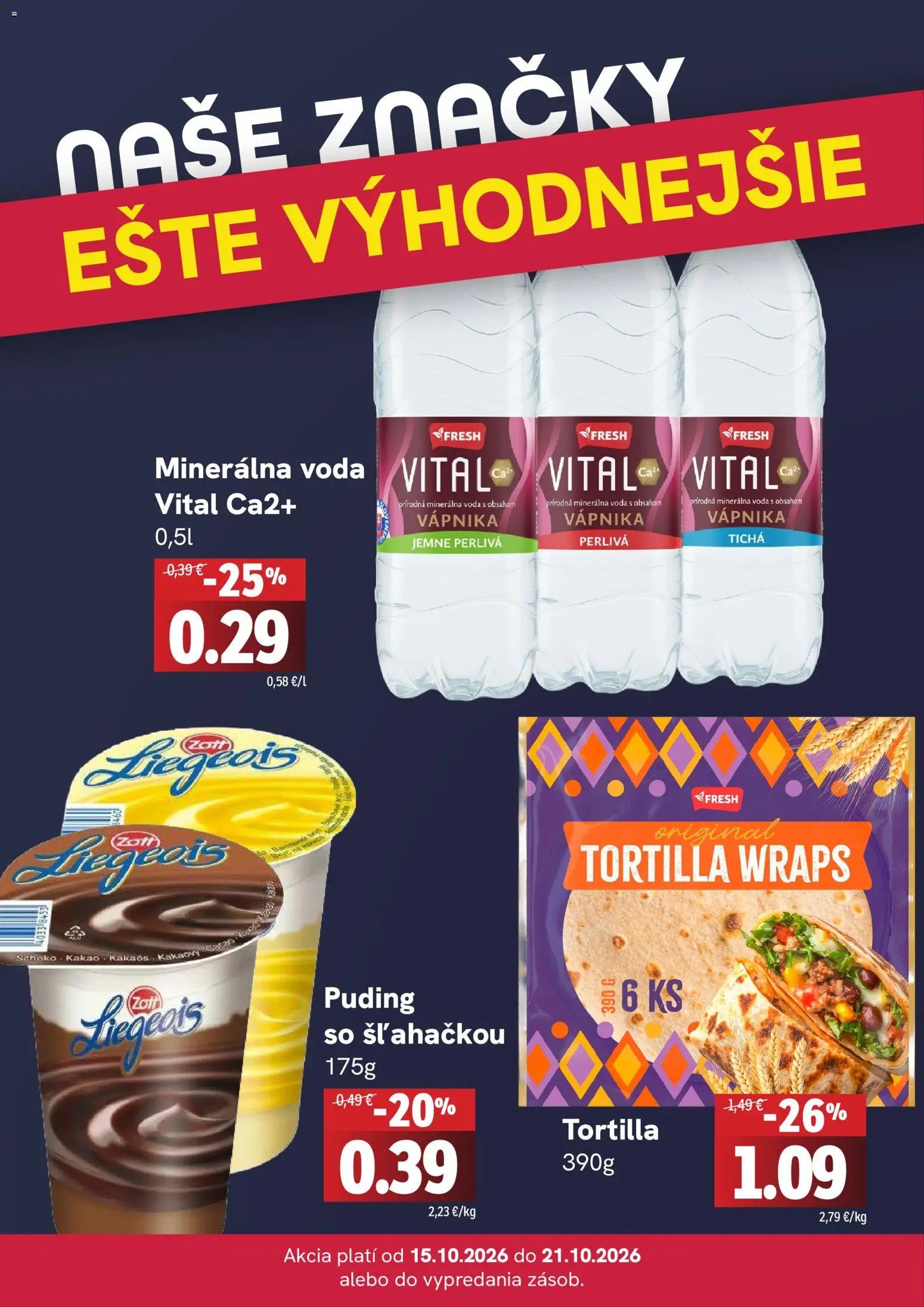 Nové Fresh akcie – leták je platný od 15.10.2026 | Strana: 4