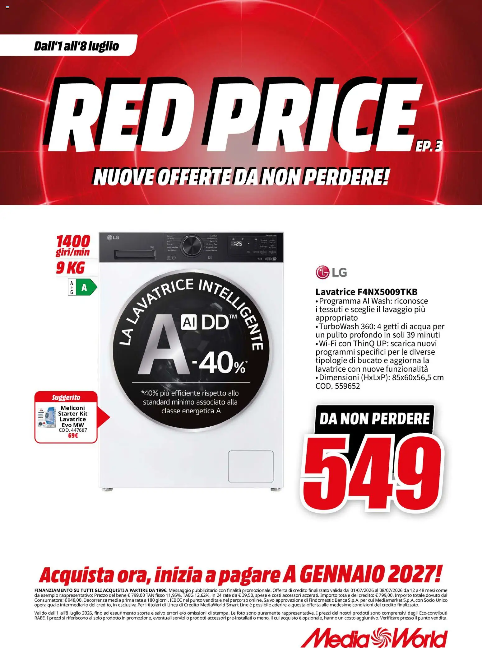 Volantino Media World del 01/07/2026 | Pagina: 66