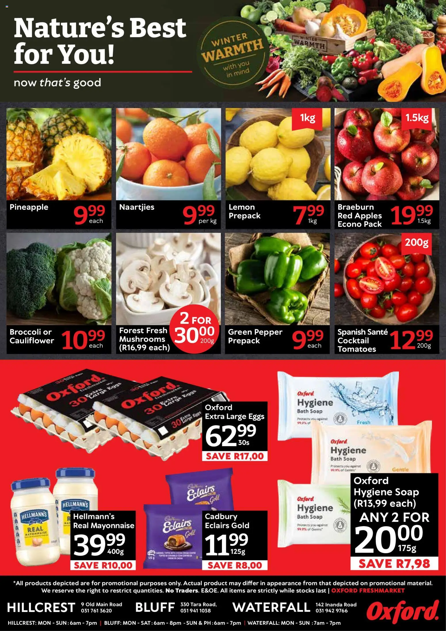New Oxford Freshmarket catalogue – valid from 04/07/2026 | Page: 2 | Products: Bath, Pineapple, Pepper, Lemon