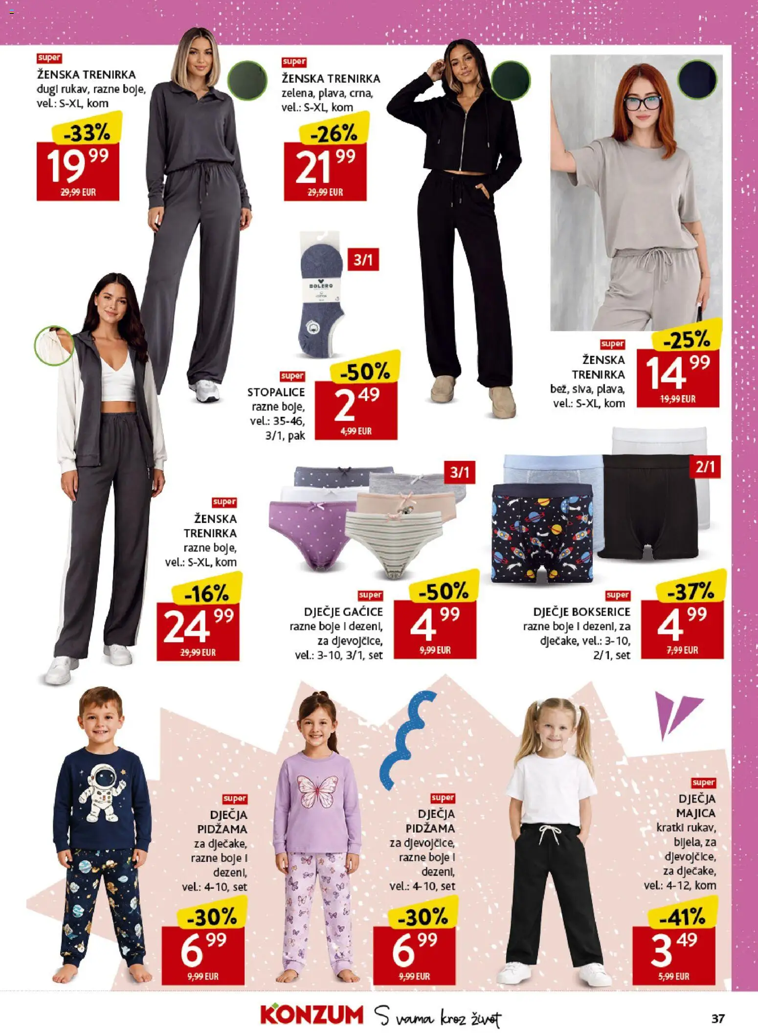 Konzum HR akciós ujság - amely érvényes a következő dátumtól: 2026.08.17. | Oldal: 37 | Termékek: Boleró