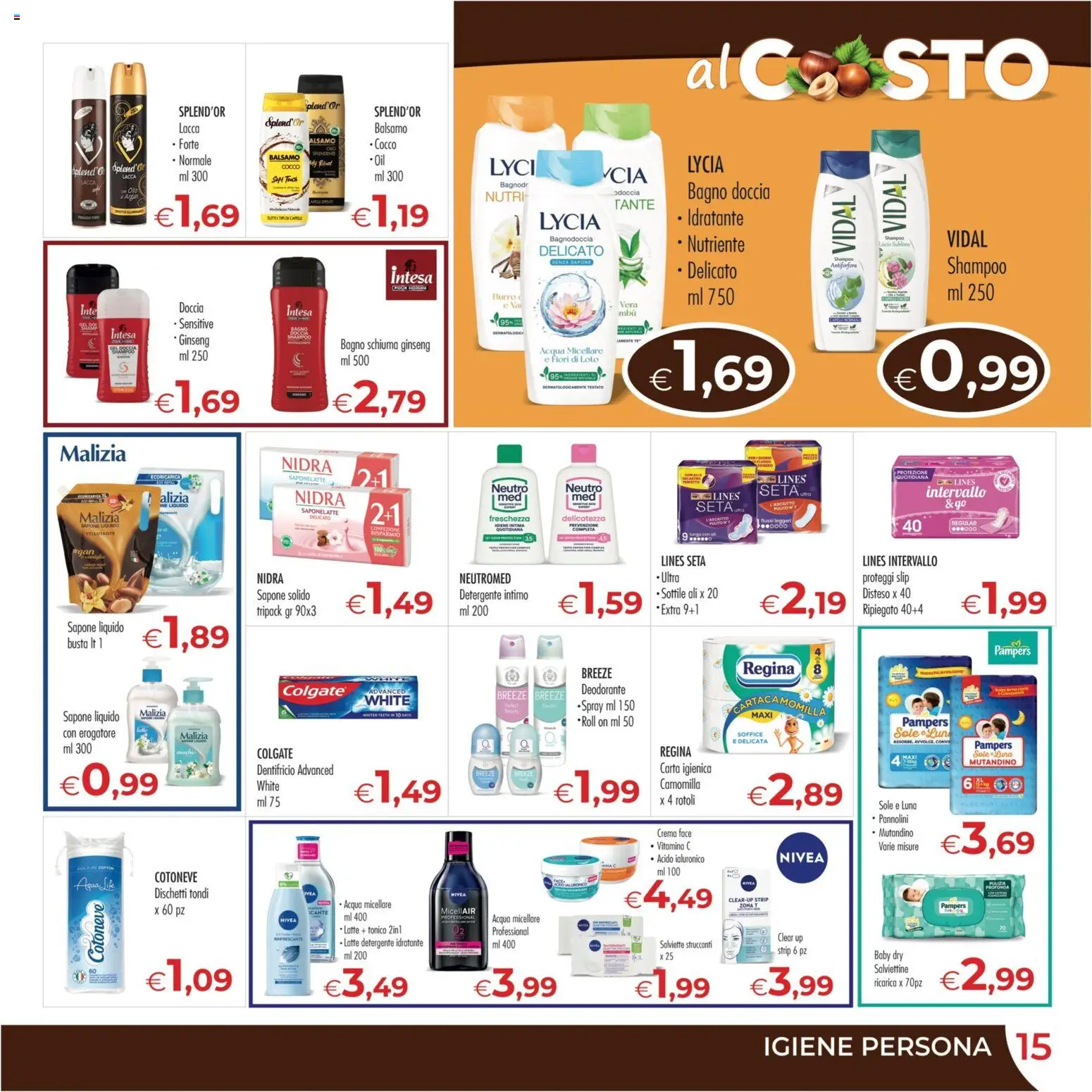 Volantino MerSi Supermercati del 07/10/2026 | Pagina: 15 | Prodotti: Balsamo, Pannolini, Pampers, Fiori di loto