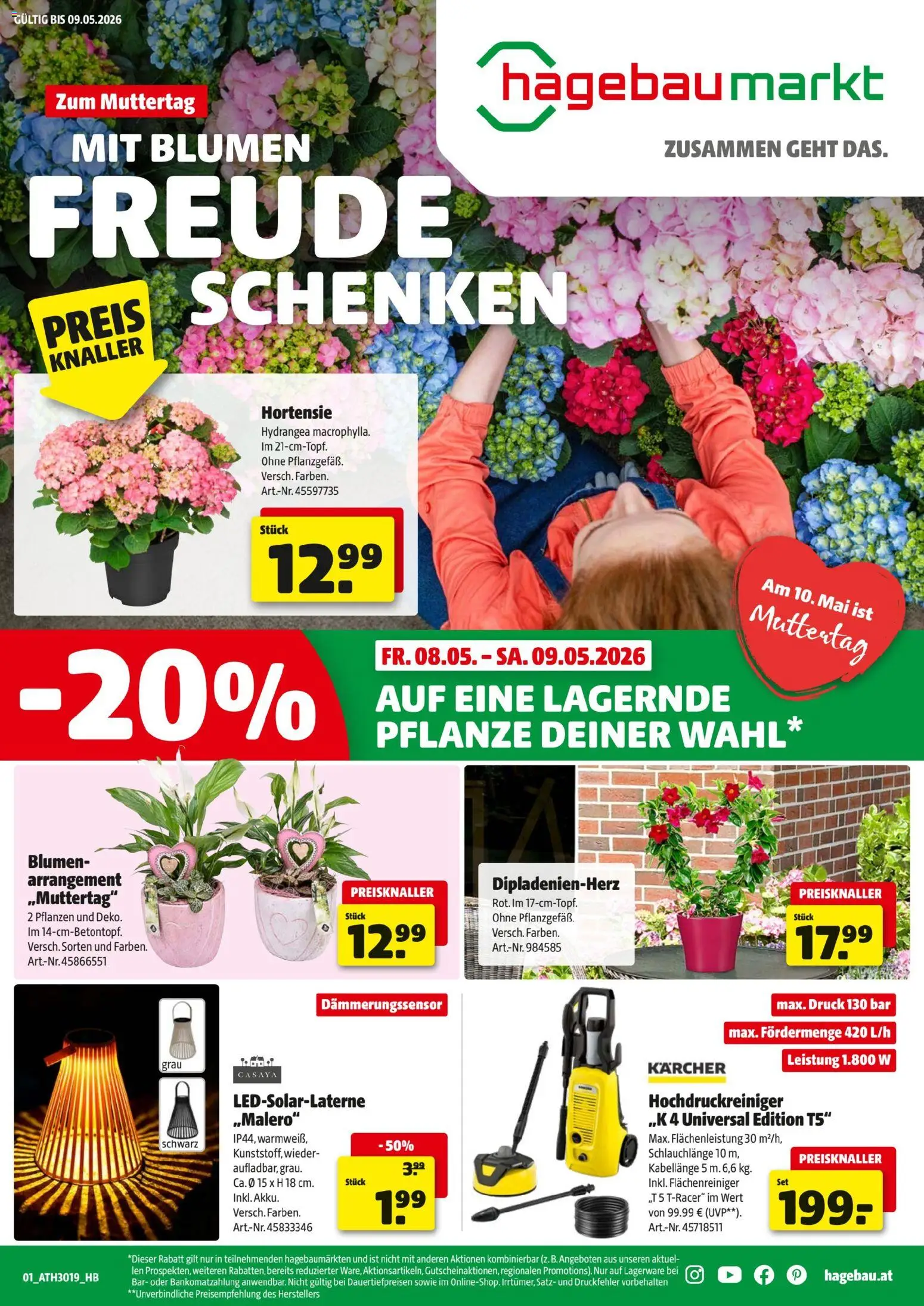 Hagebau Flugblatt gültig ab 27.04.2026 | Seite: 1