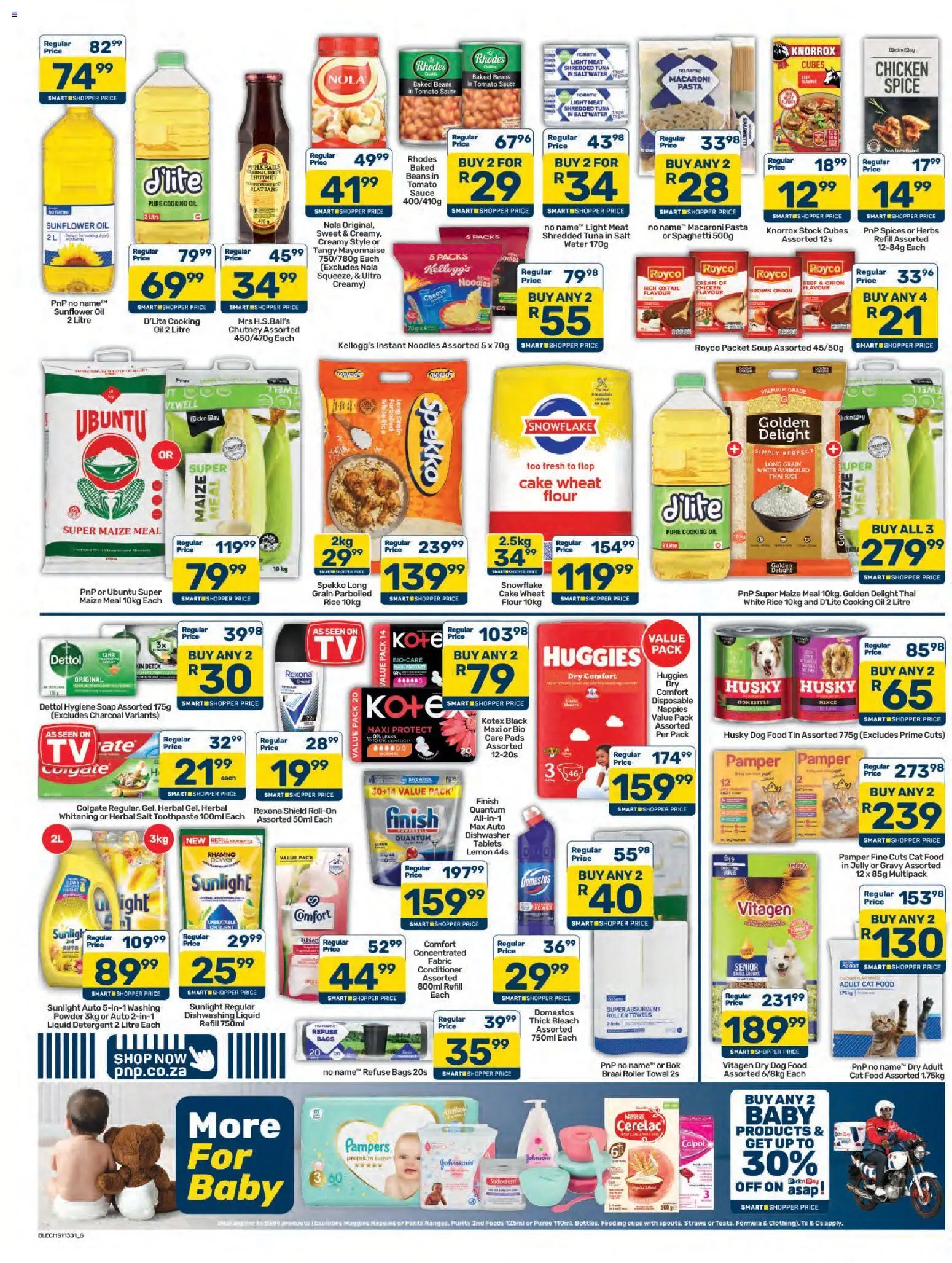 New Pick n Pay catalogue – valid from 07/10/2026 | Page: 6 | Products: Chutney, Dishwasher, Powder, Spaghetti