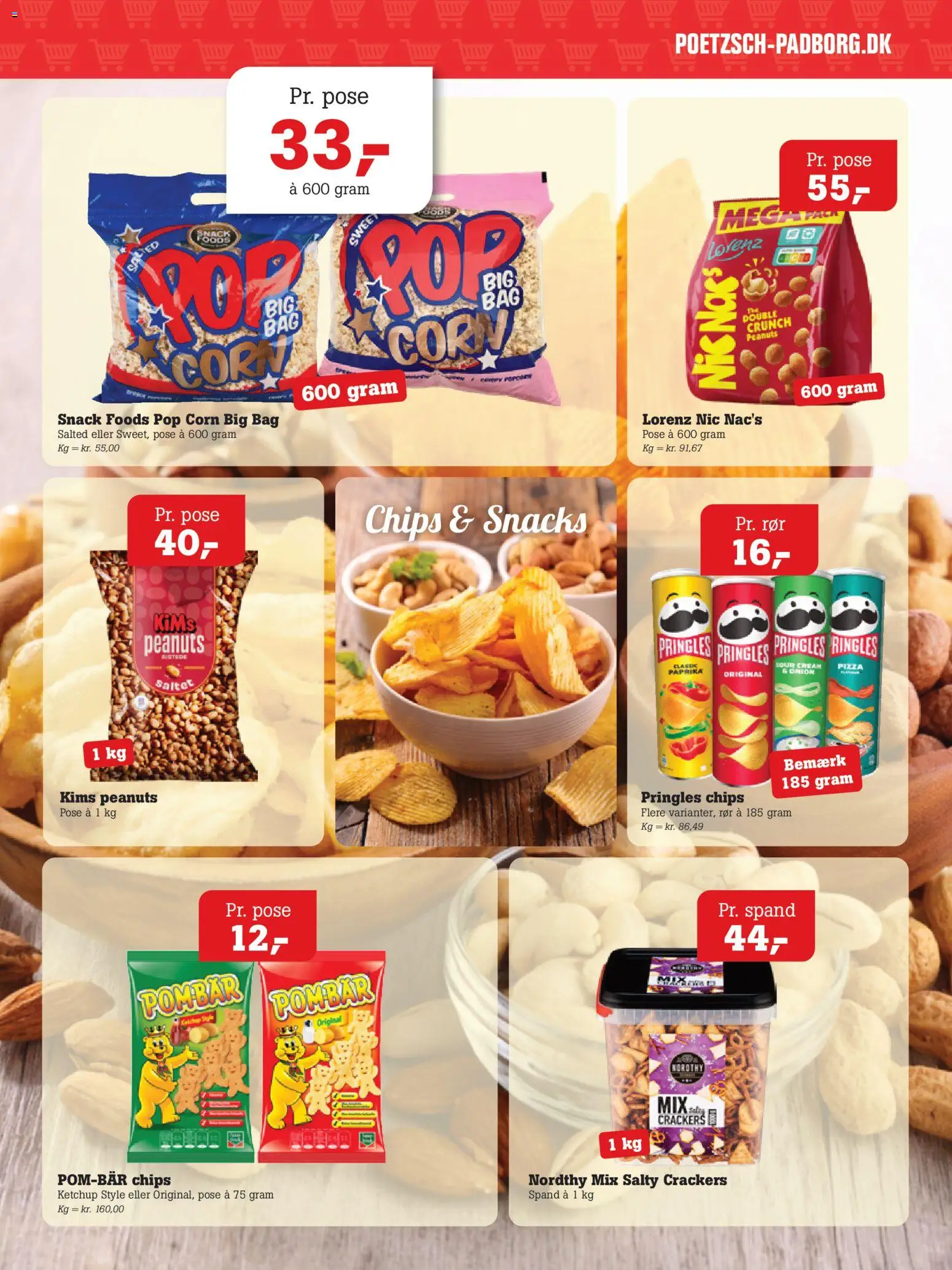 Poetzsch Padborg tilbudsavis – gyldig fra 27/08/2026 | Side: 12 | Produkter: Chips, Peanuts, Snacks, Paprika
