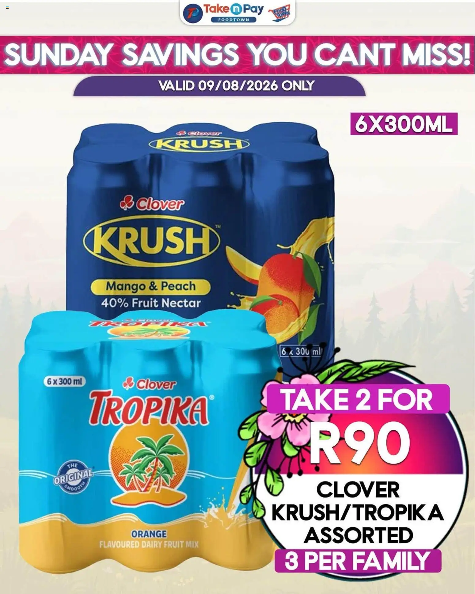 New Take n Pay catalogue – valid from 09/08/2026 | Page: 8 | Products: Fruit, Mango, Peach