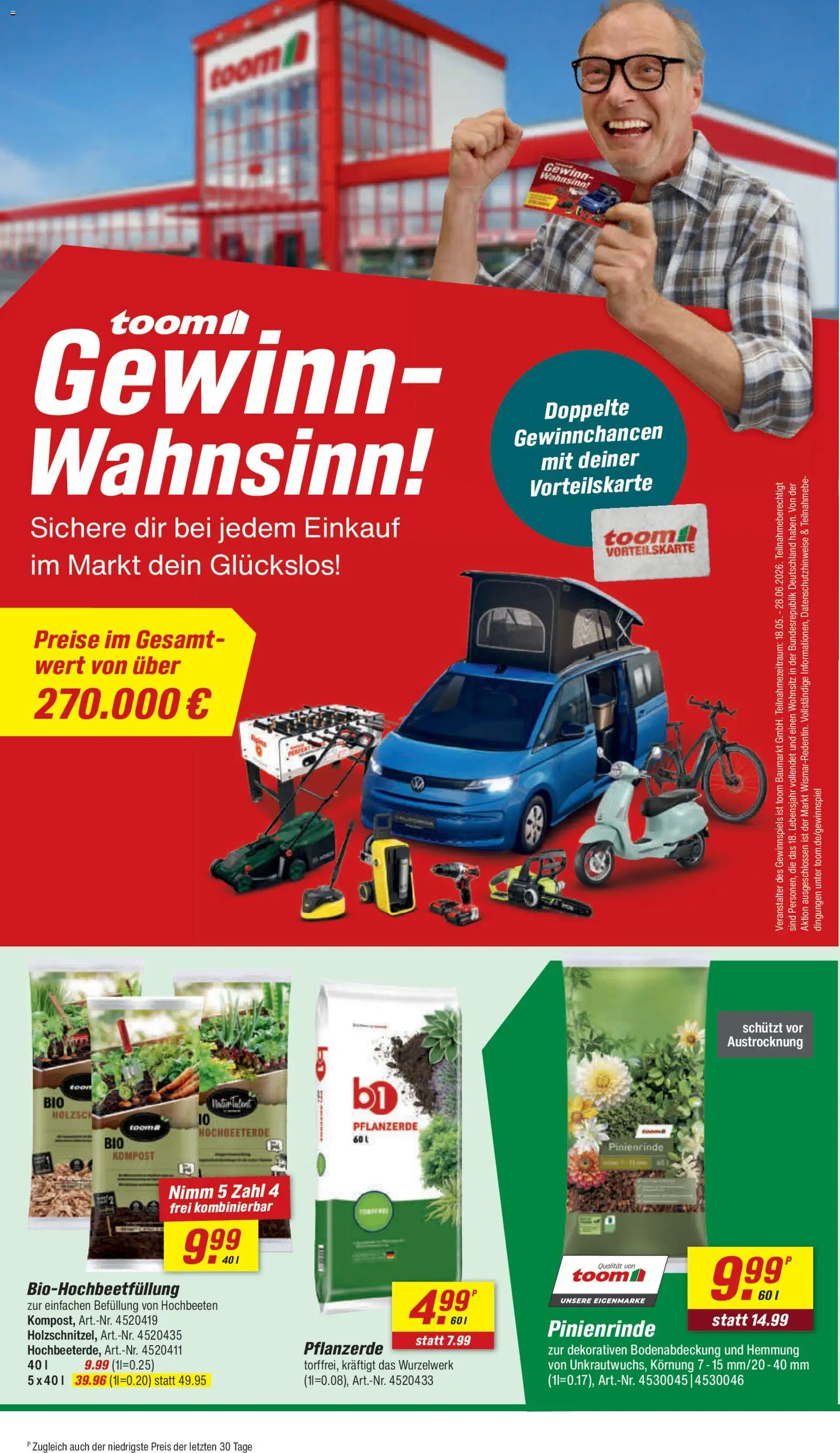Toom Baumarkt Prospekt | 20.06.2026 | Wie erhält man einen begrenzten Rabatt? | Deutschland