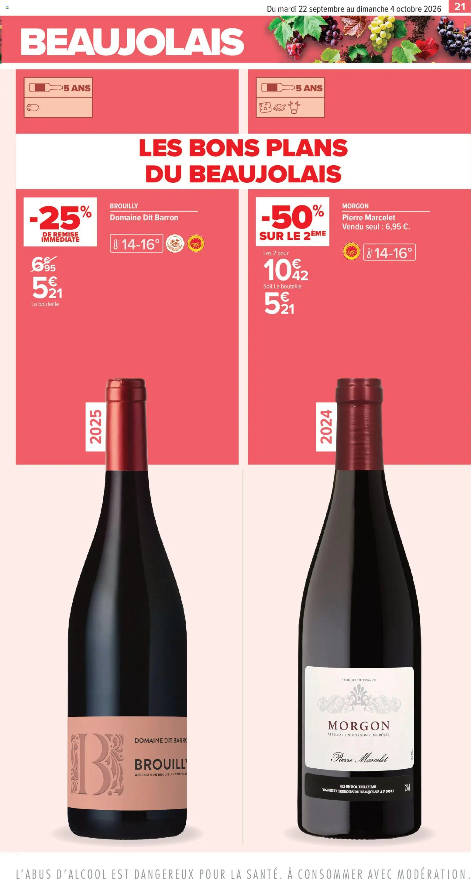 {H1} | Page: 21 | Produits: Brouilly, Bouteille
