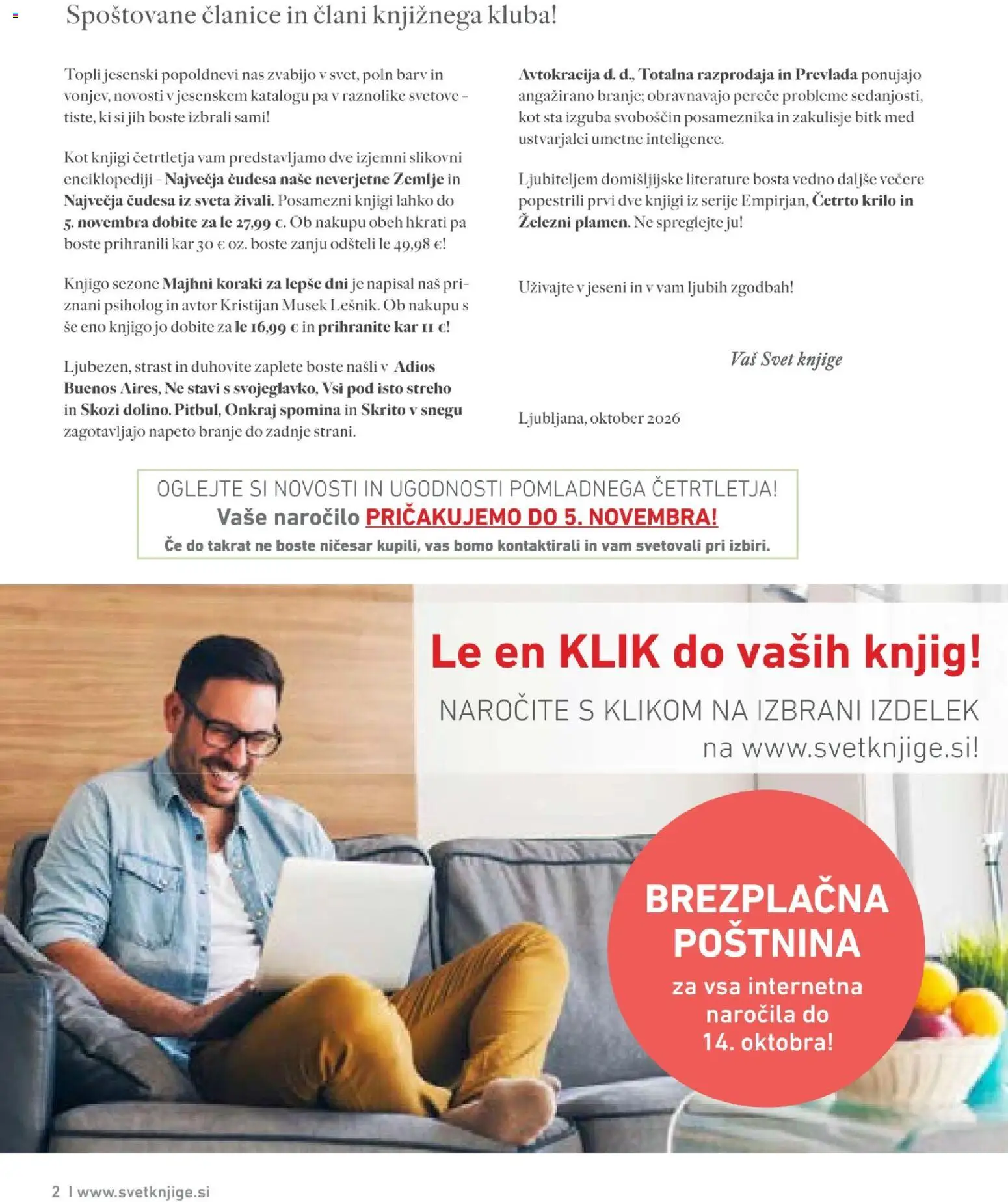 Novi Svet knjige katalog ponudbe – veljaven od 05.10.2026 | Stran: 2 | Izdelki: Med, Krilo