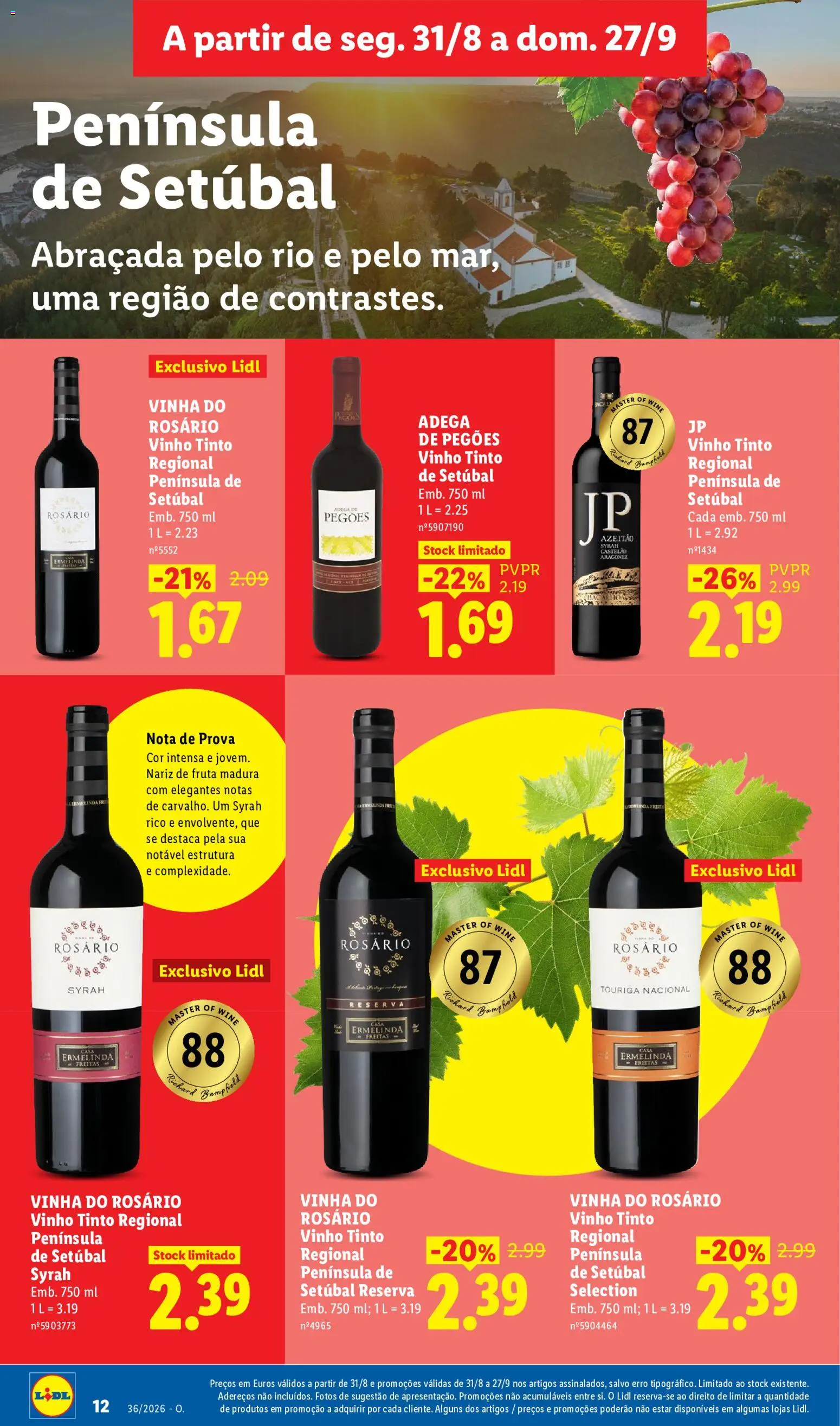 Lidl Folheto Especial │ válido de 31/08/2026 | Página: 12 | Produtos: Vinho, Vinho tinto
