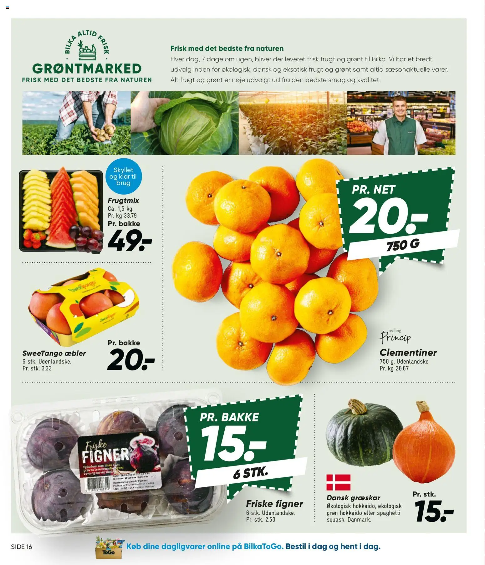 Bilka tilbudsavis – gyldig fra 04/09/2026 | Side: 20 | Produkter: Dagligvarer, Æbler, Græskar, Figner