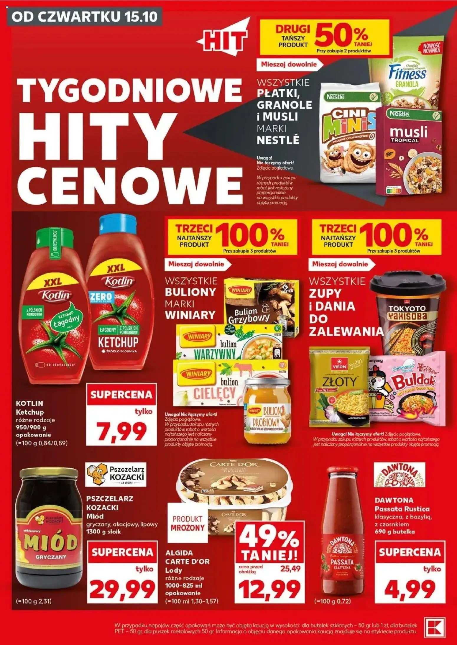 Kaufland gazetka - Mocny start od 19.10.2026 - od jutra PDF | Strona: 12 | Produkty: Ketchup, Vifon, Lody Algida, Passata