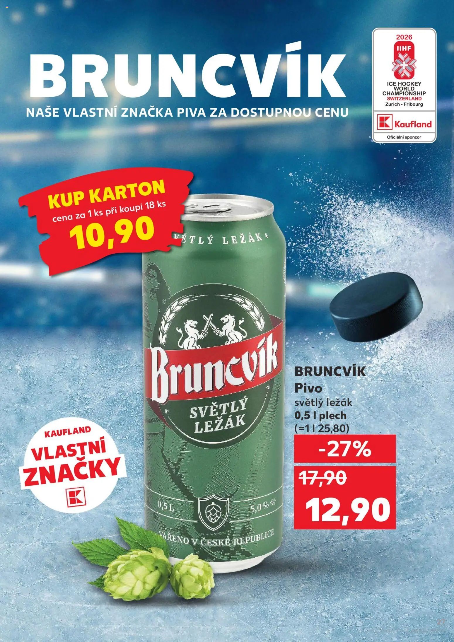 Kaufland leták - Brno od 27.05.2026 | Strana: 27 | Produkty: Pivo, Plech