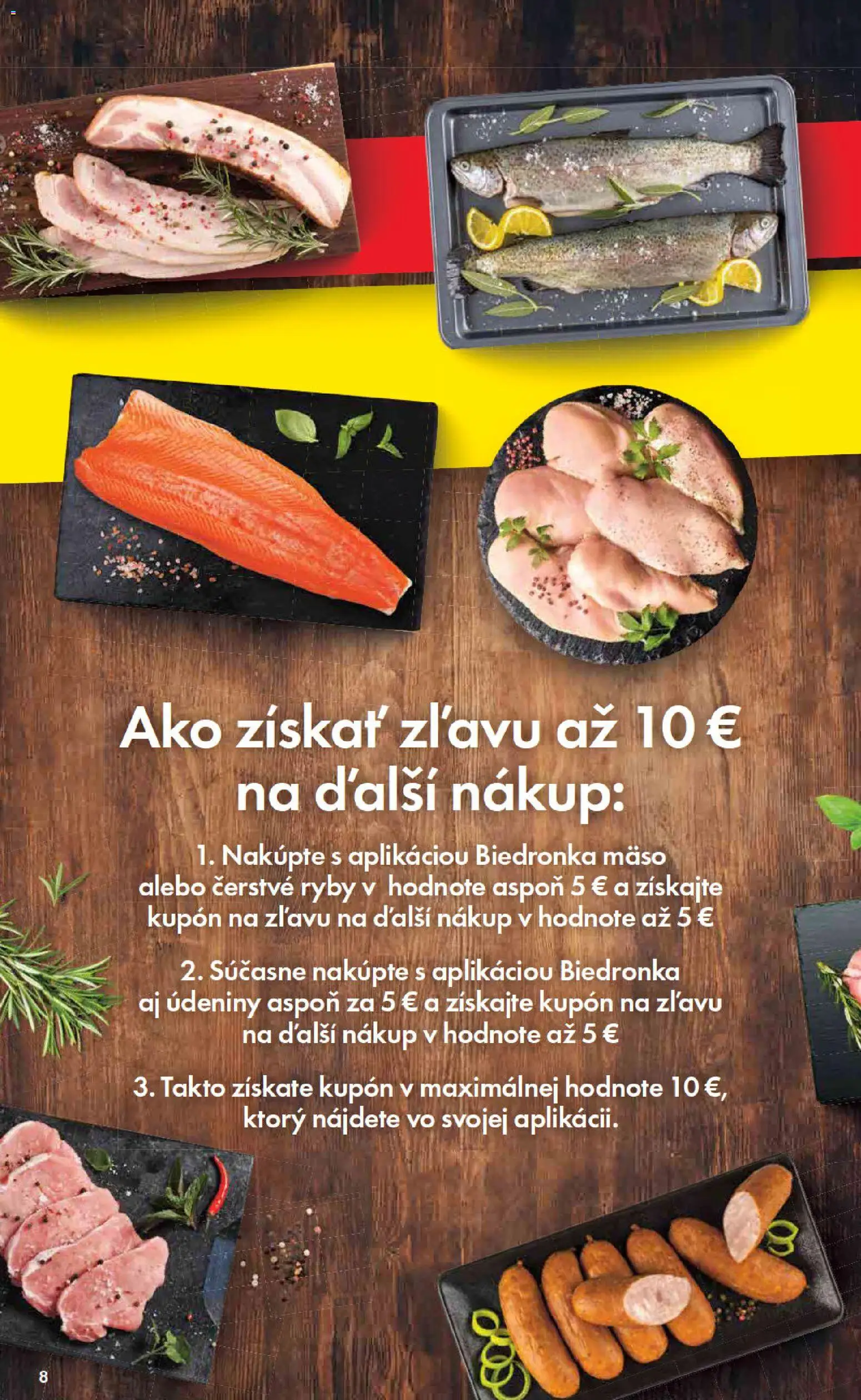 Nové Biedronka akcie – leták je platný od 07.05.2026 | Strana: 8 | Produkty: Ryby