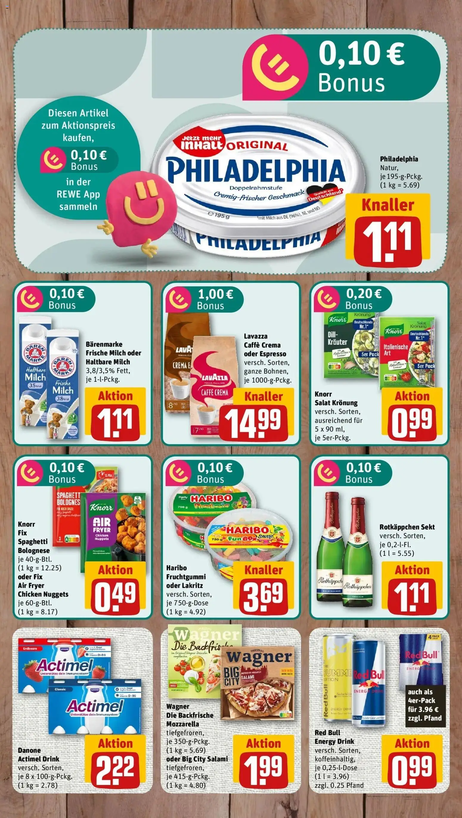 Rewe Prospekt Maintal / Bischofsheim – gültig ab 13.07.2026 | Seite: 6 | Produkte: Haltbare milch, Knorr, Dill, Salat