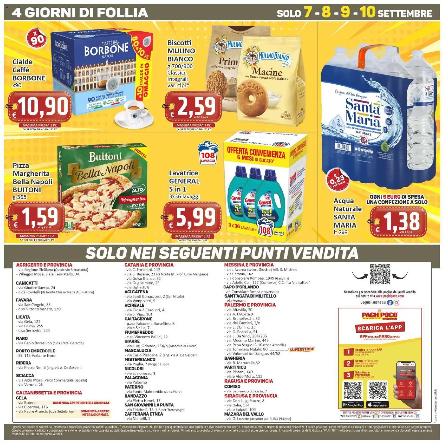 Volantino Paghi Poco del 01/09/2026 | Pagina: 20
