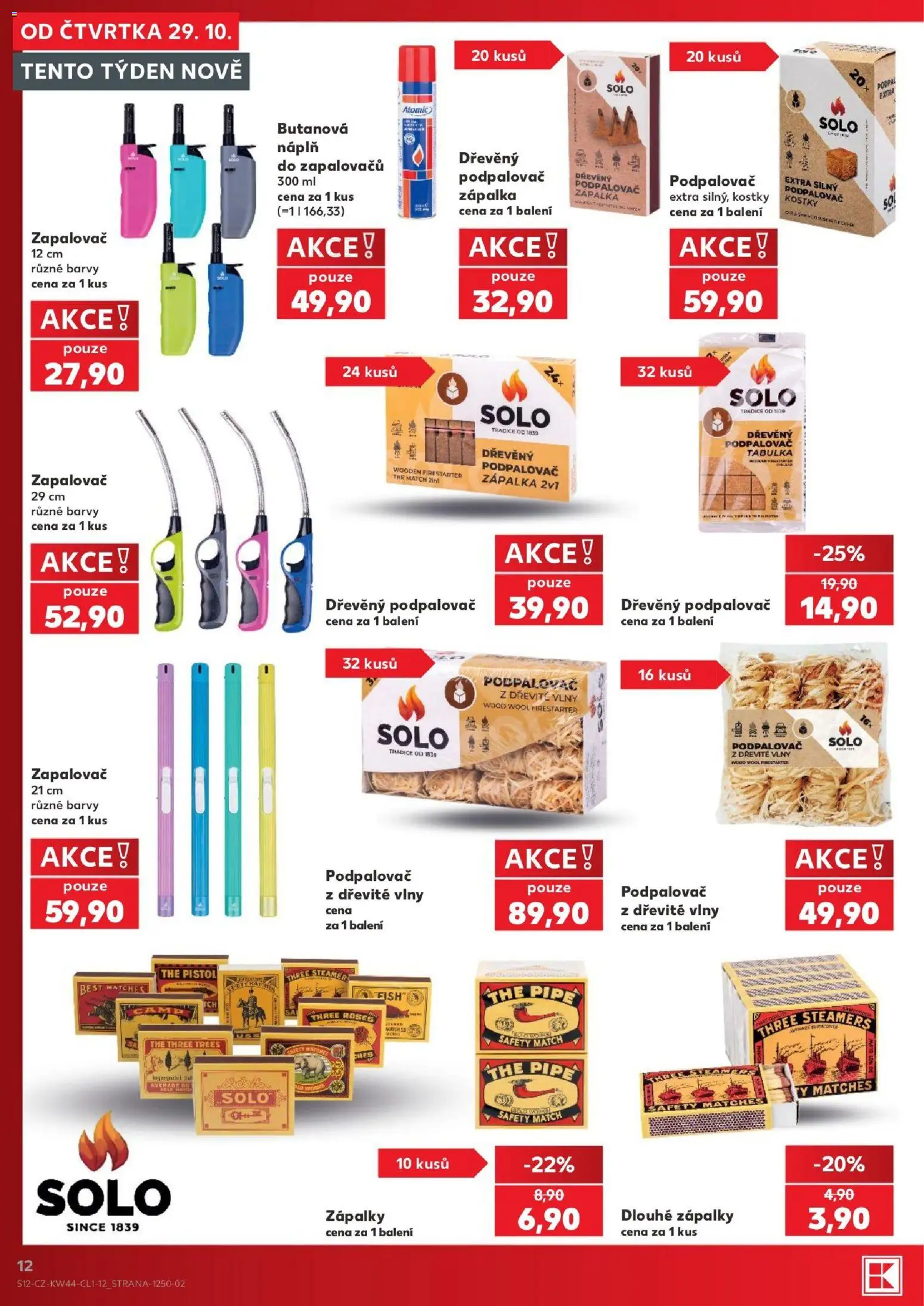 Kaufland leták - Plzeň Bory od 29.10.2026 | Strana: 12 | Produkty: Kostky, Barvy