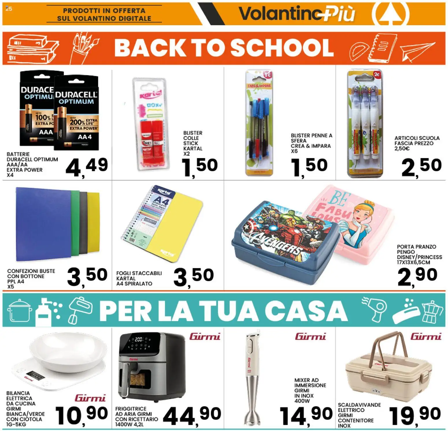 Volantino Interspar del 20/08/2026 | Pagina: 25 | Prodotti: Porta, PC, Bilancia, Batterie