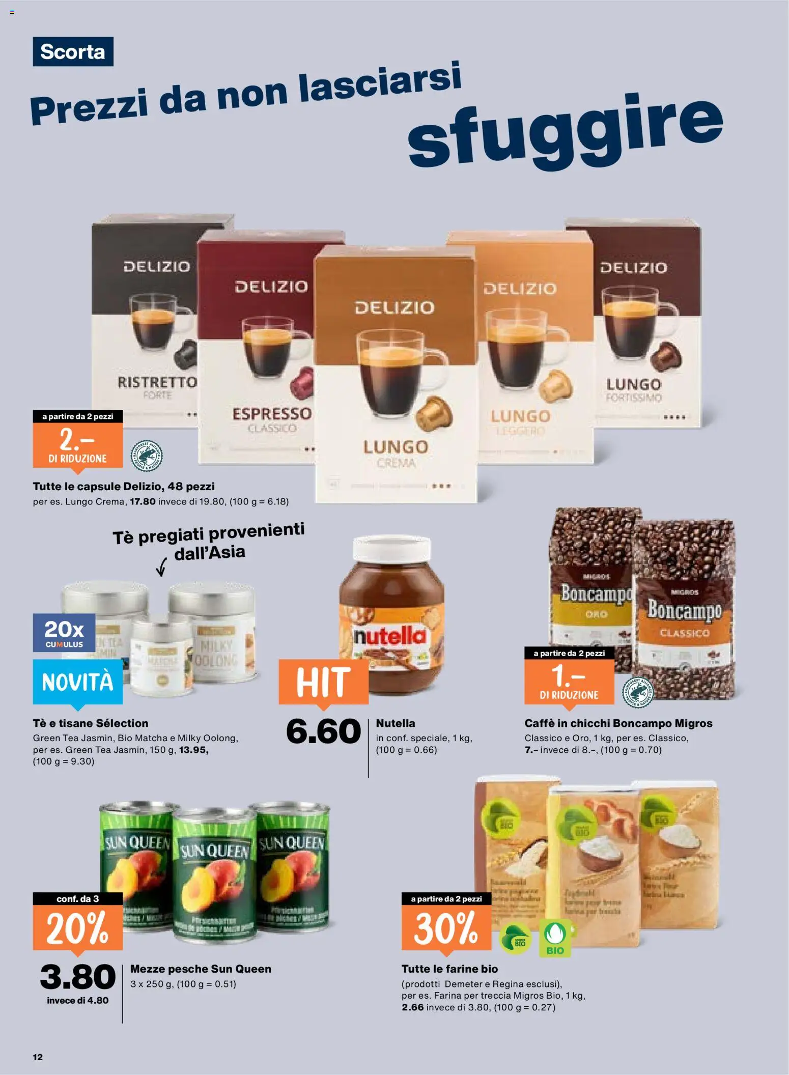 Migros aktionen IT – gültig ab 17.09.2026 | Seite: 12 | Produkte: Nutella