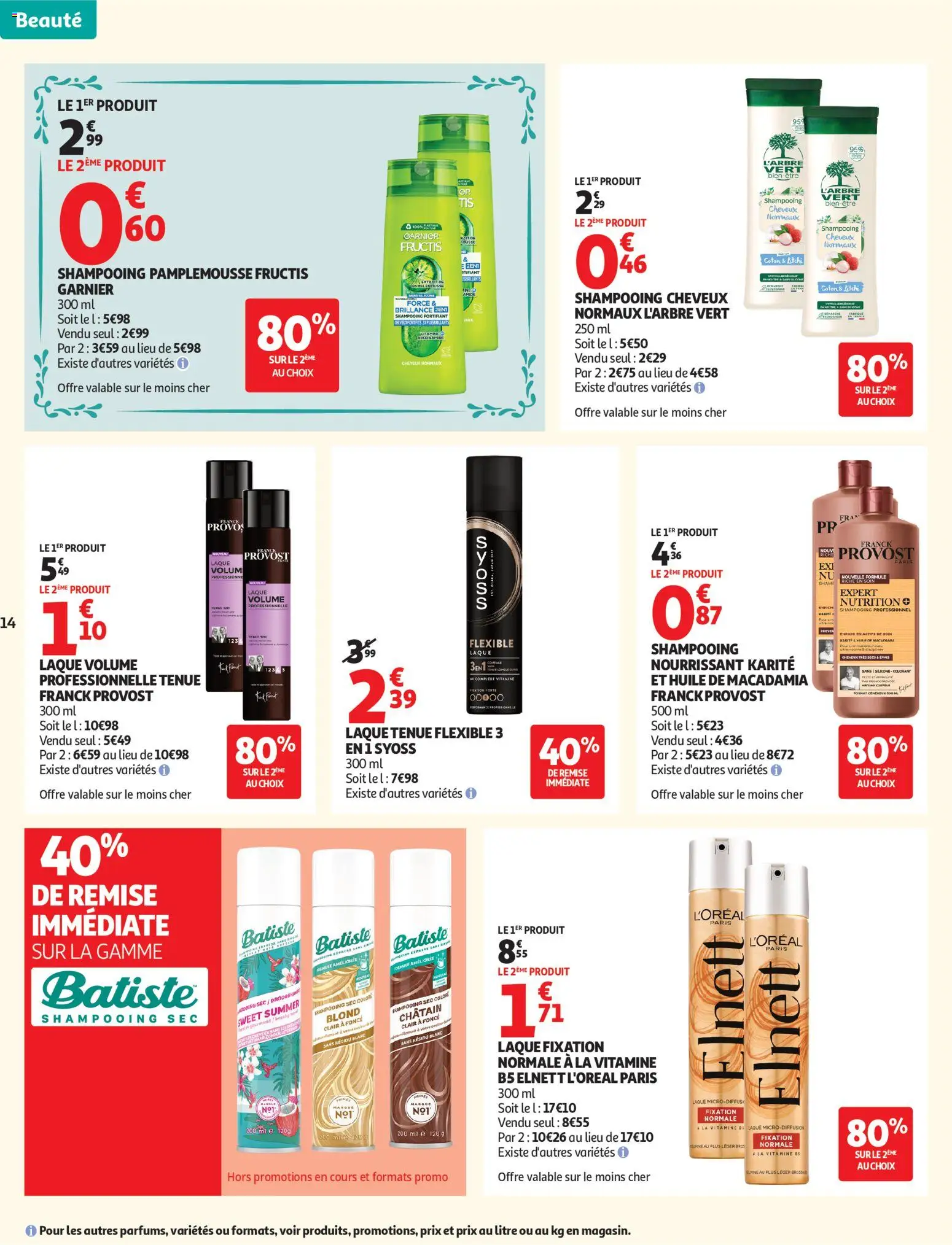 {H1} | Page: 14 | Produits: Litchi, Pamplemousse, Coton, Huile