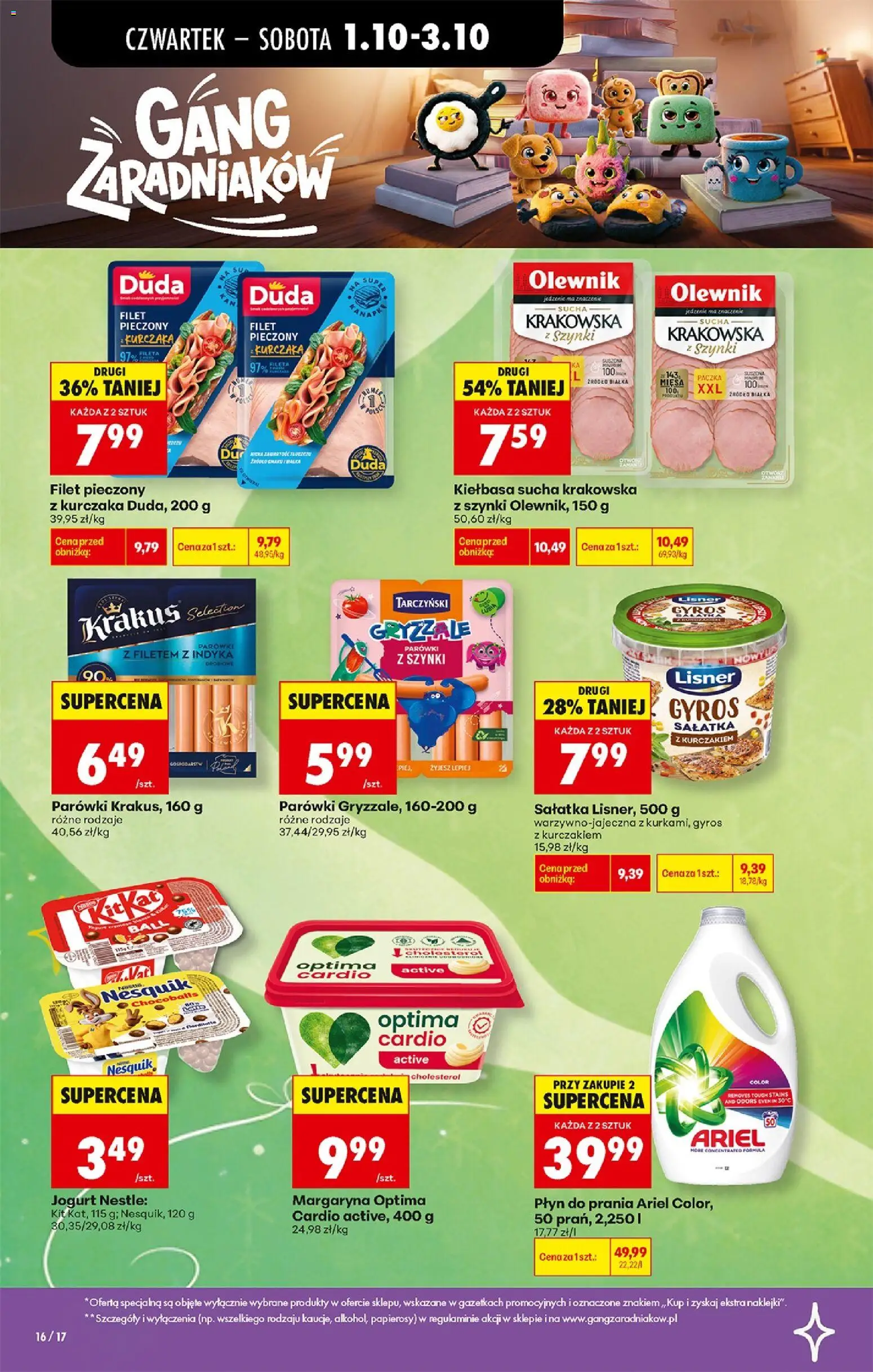Biedronka Polsko leták - Codziennie niskie ceny od 01.10.2026 | Strana: 18 | Produkty: Jogurt, Gyros, Filet, Pálka