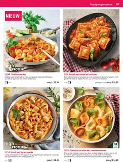 bofrost Herfst/ Wintercatalogus - Voorbeeld van een folder van bofrost, geldig van 01/09/2026 | Pagina: 87 | Producten: Pasta, Paprika, Ricotta, Kaas